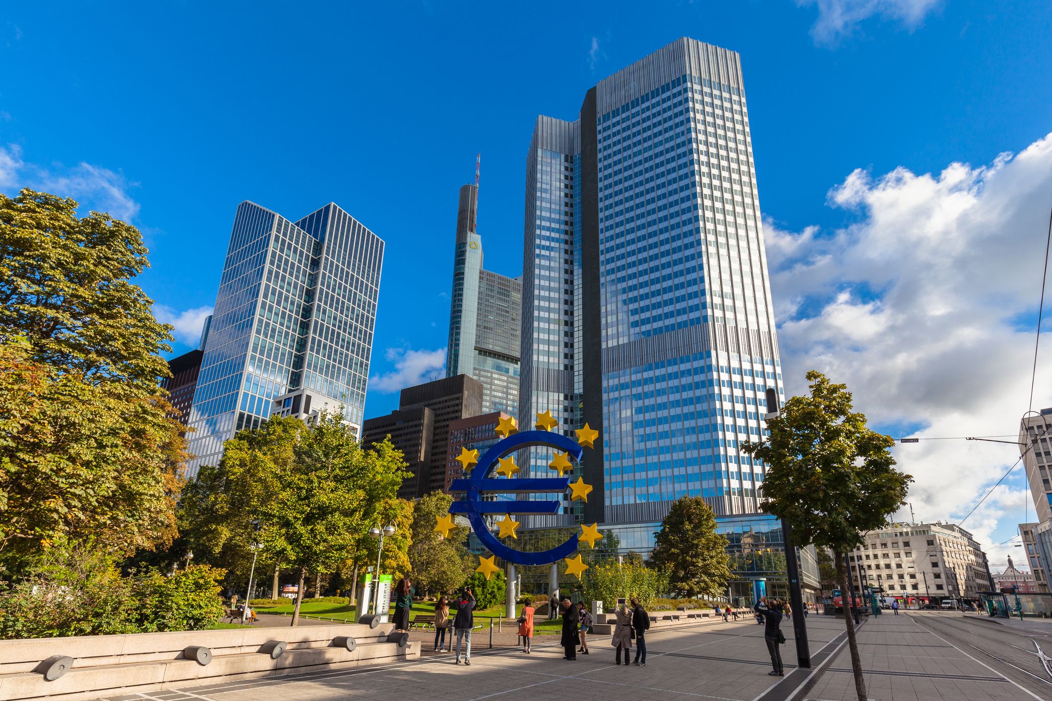 Exterior de la sede del Banco Central Europeo | iStock