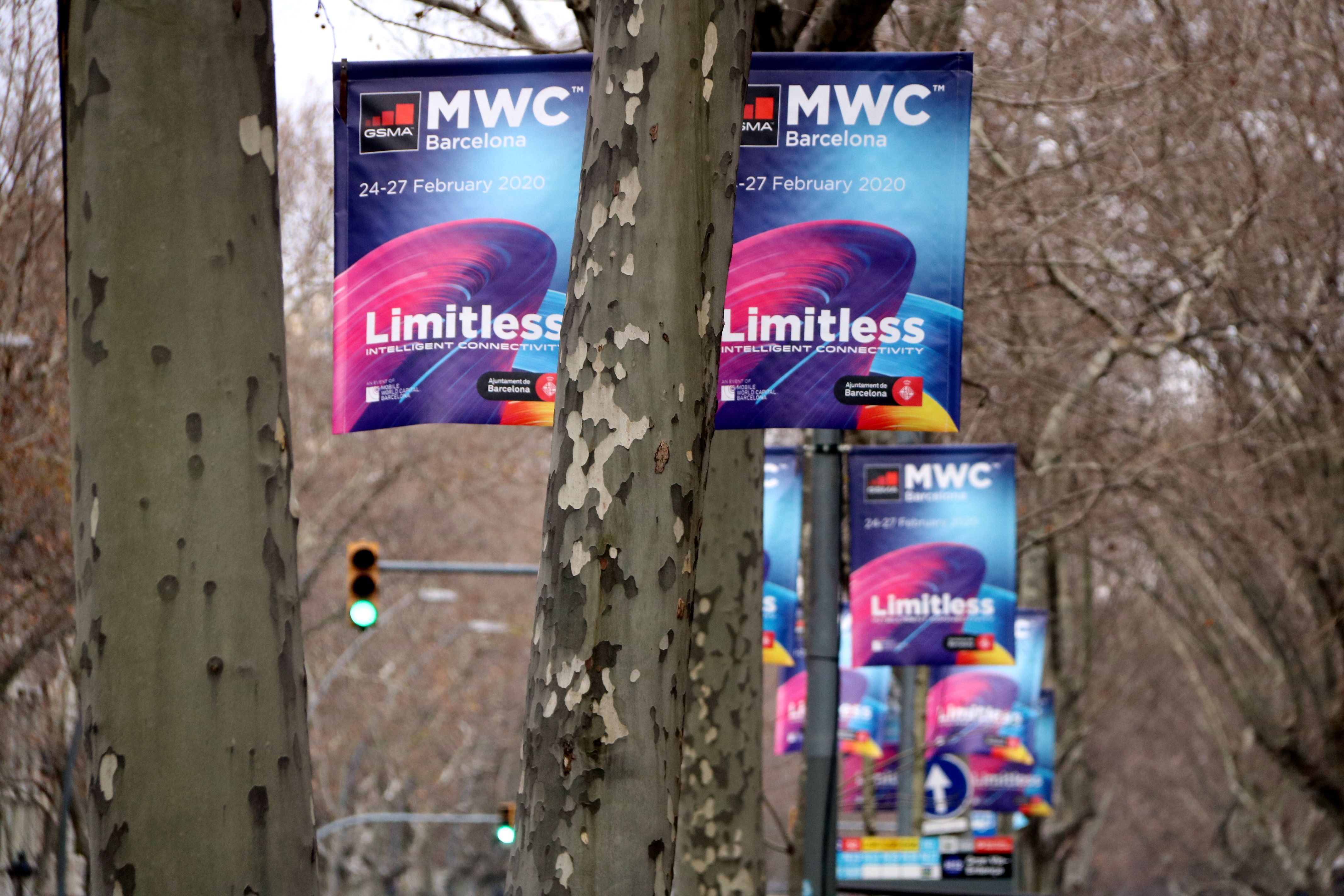 Banderoles del Mobile World Congress l'any 2020 | ACN