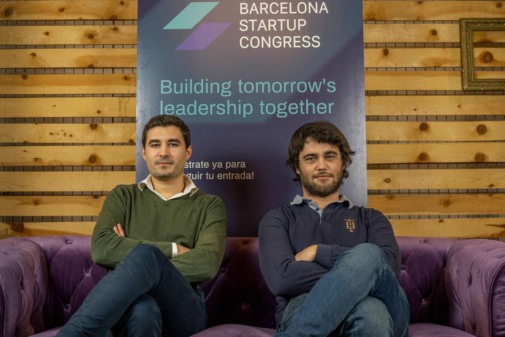 Els cofundadors Raimon Recoder i David Peris-Mencheta de Barcelona Startup Congress. | Cedida