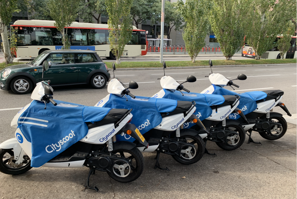 Cityscoot, que cuenta con 7.000 'motosharings' a todo Europa, opera a Barcelona con una flota de 633 motos | Cedida