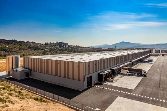 El nou centre logístic de DSV a Molins de Rei |Cedida