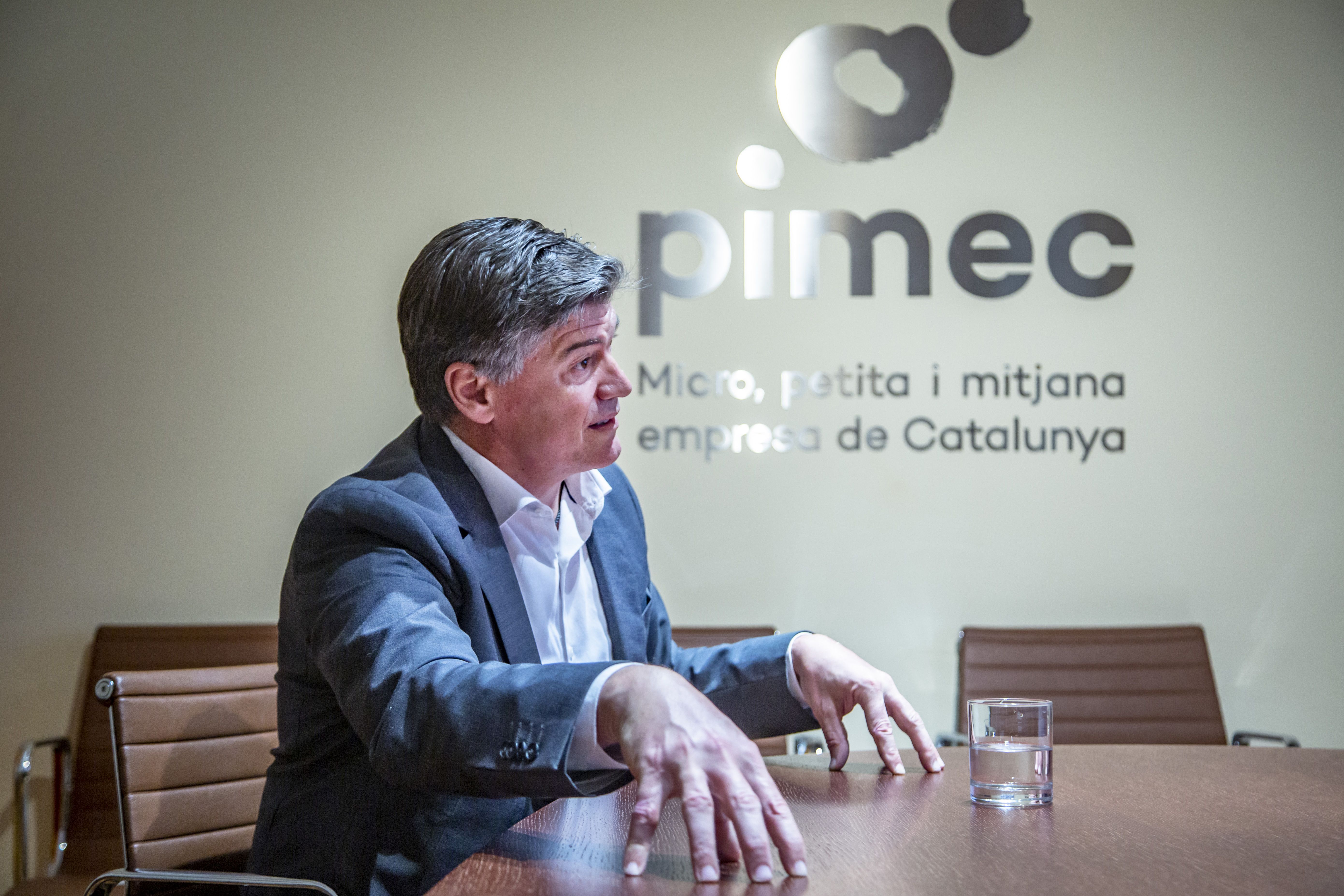 Antoni Cañete es presidente de Pimec. | Ángel Bravo