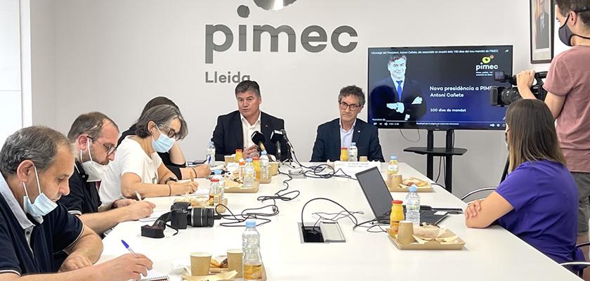 Trobada dels representants de Pimec a Lleida |Cedida