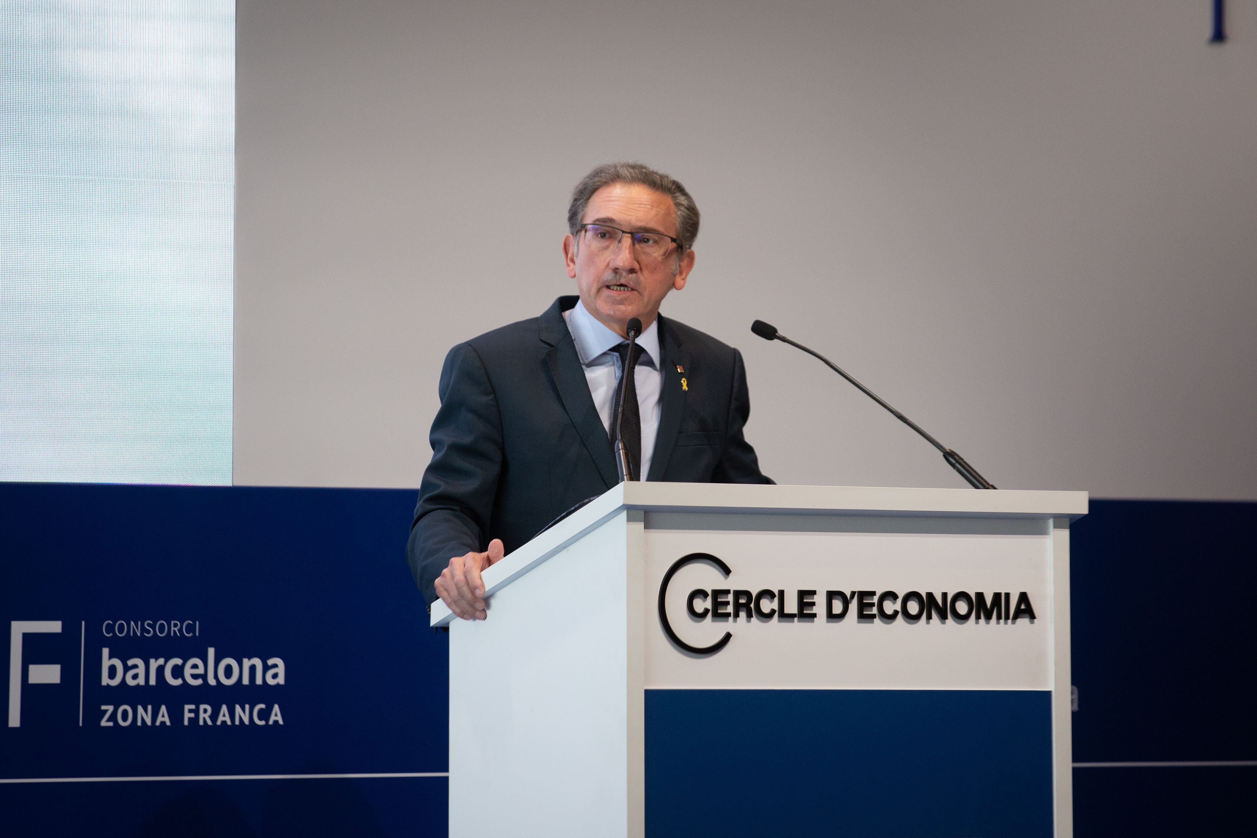 Jaume Giró, consejero de Economía y Hacienda de la Generalitat, a la Reunió del Círculo de Economía del 2021 | Europa Press