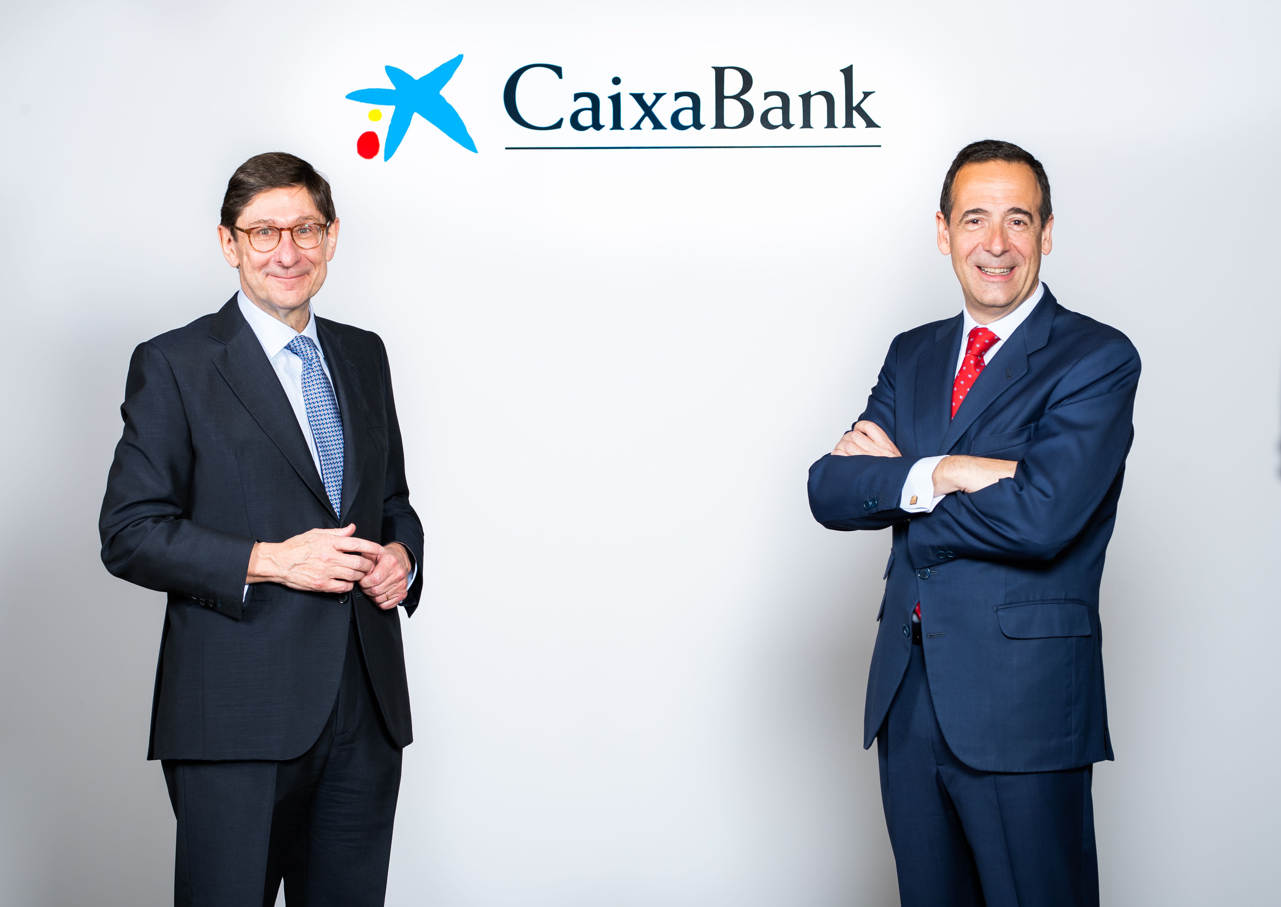 José Ignacio Goirigolzarri y Gonzalo Gortázar, presidente y consejero delegado de CaixaBank | Cedida