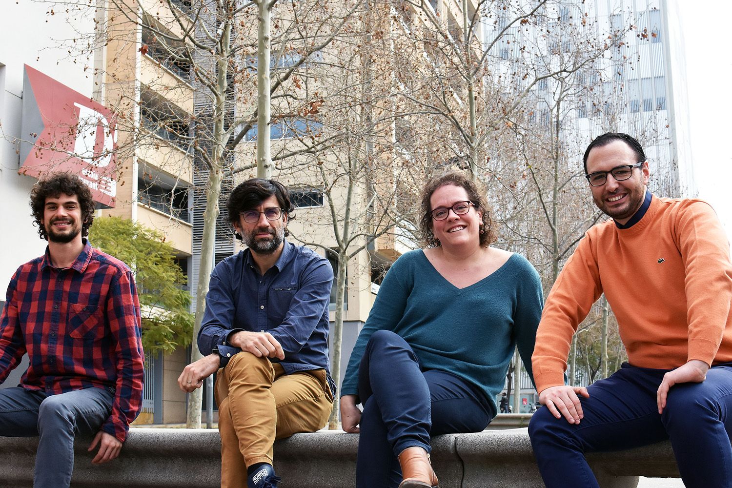 L'equip de la startup barcelonina Bamboo Energy | Cedida