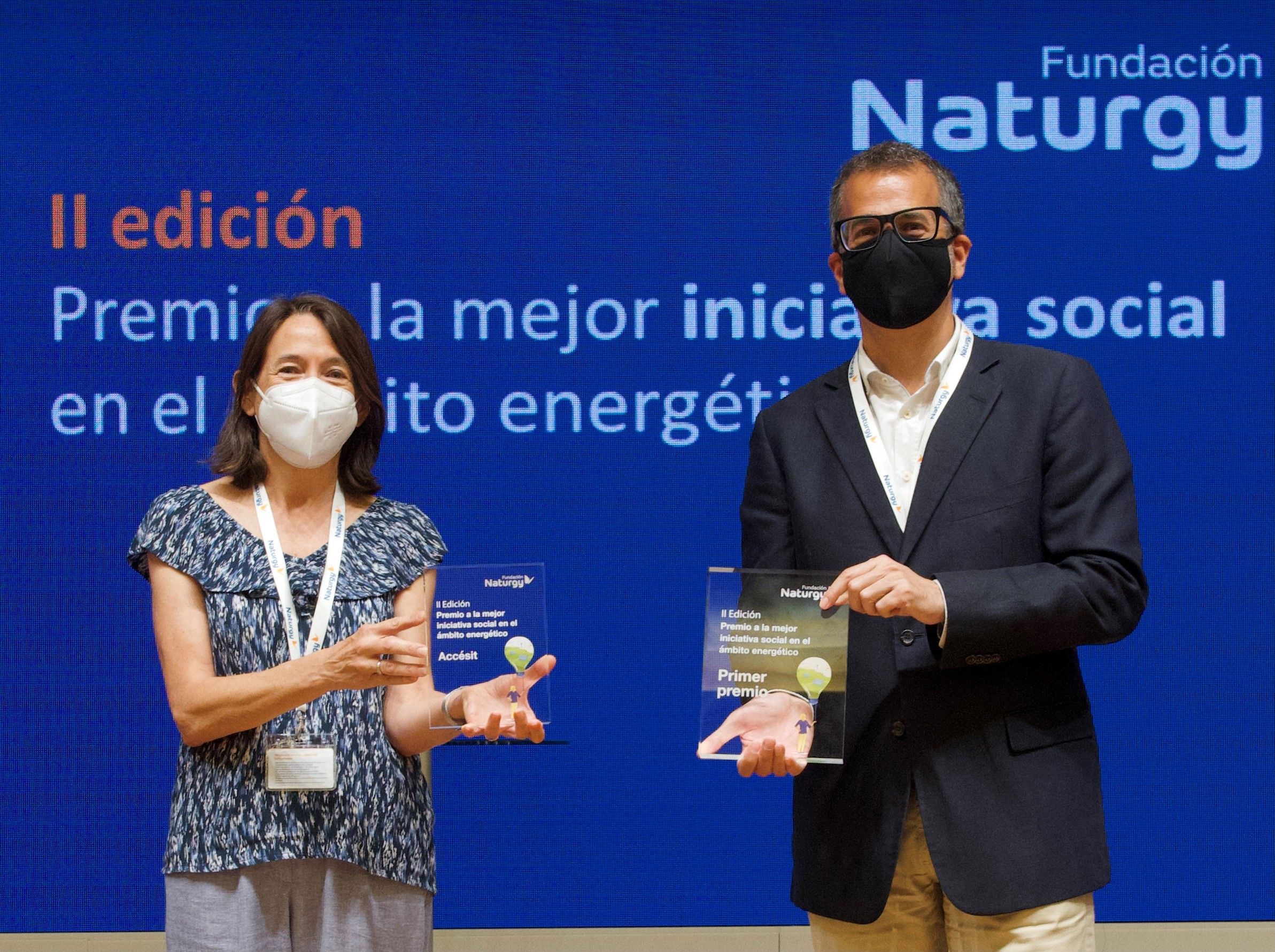 L'entrega del premi a la Millor Iniciativa Social de la Fundació Naturgy | Cedida