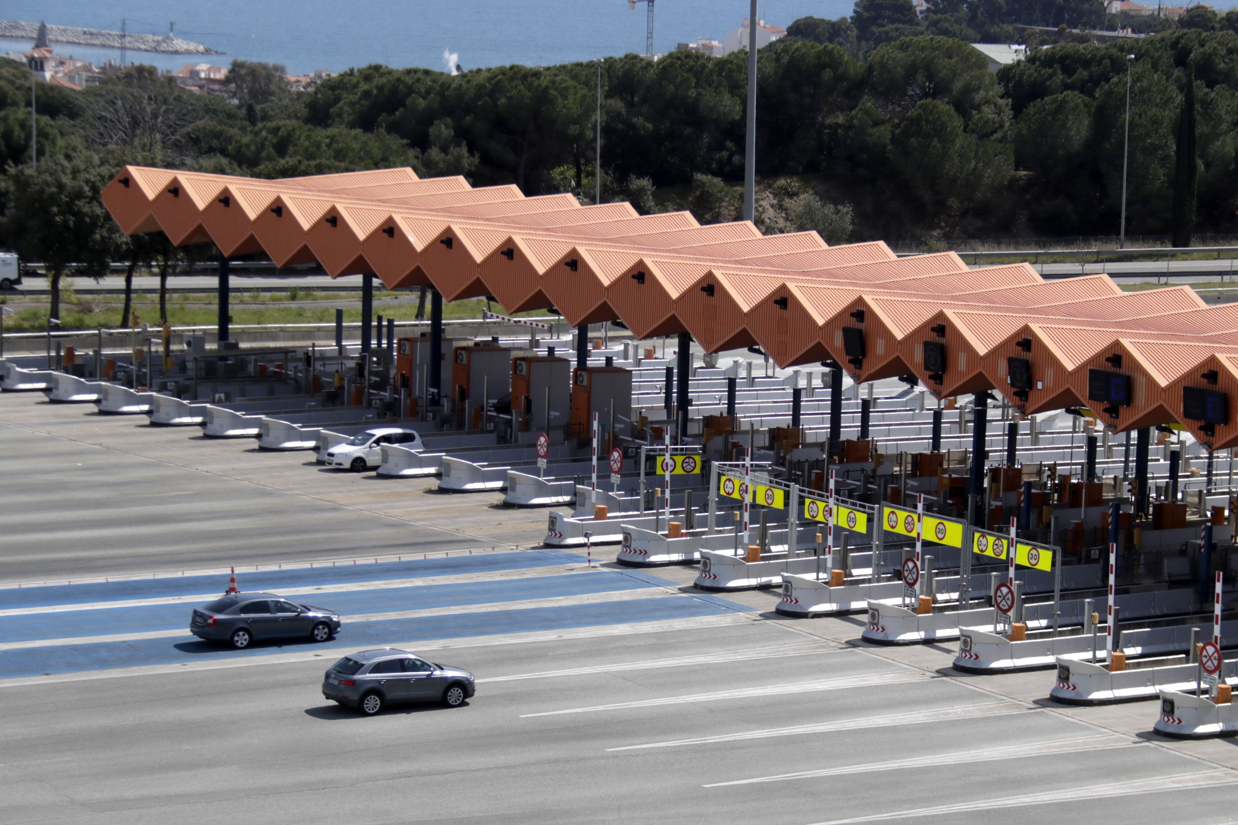 El peatge d'Arenys de Mar, a la C-32, una de les vies afectades per l'ERO d'Abertis | ACN