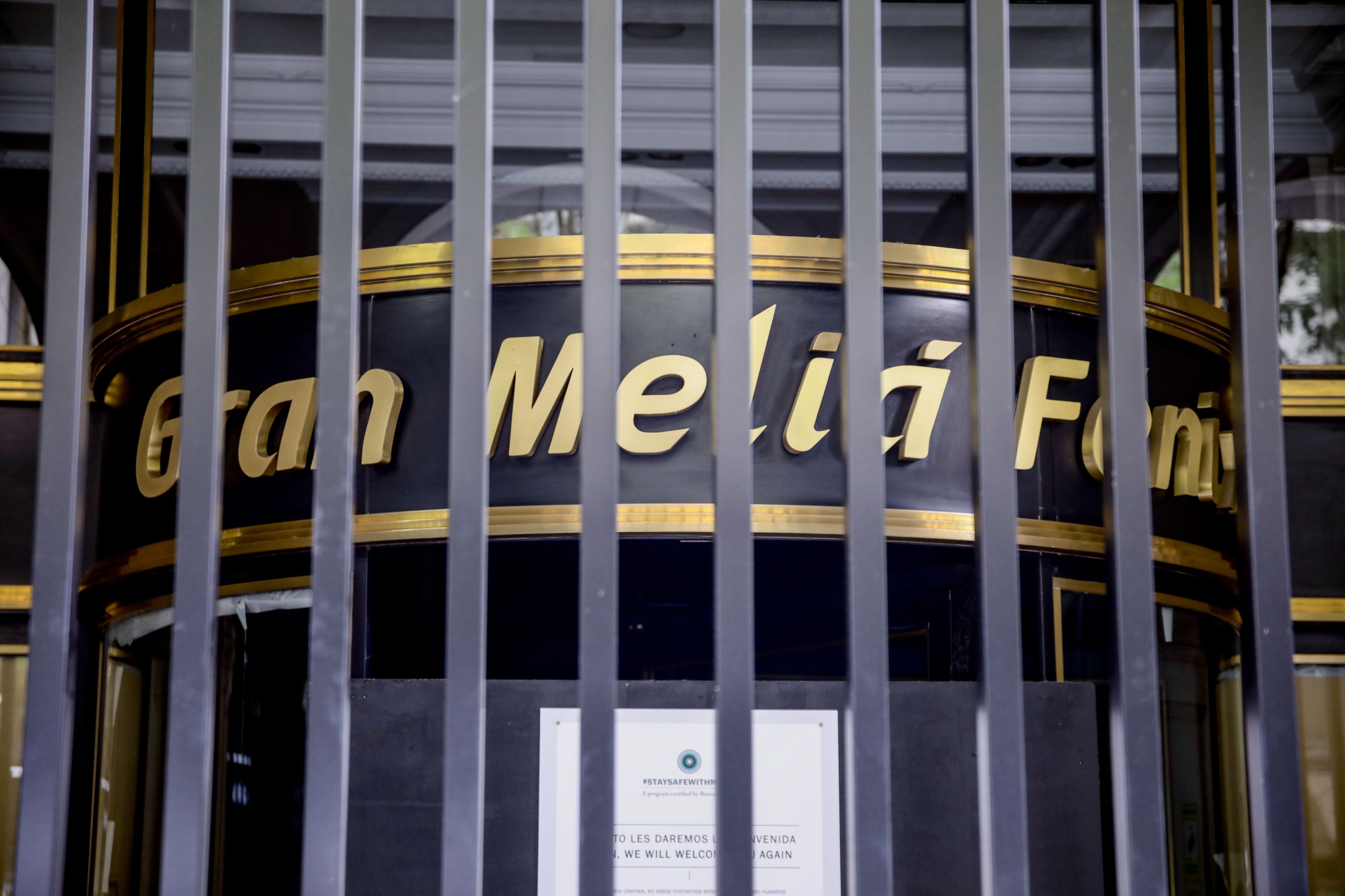 La façana d'un hotel de Meliá tancat | Europa Press