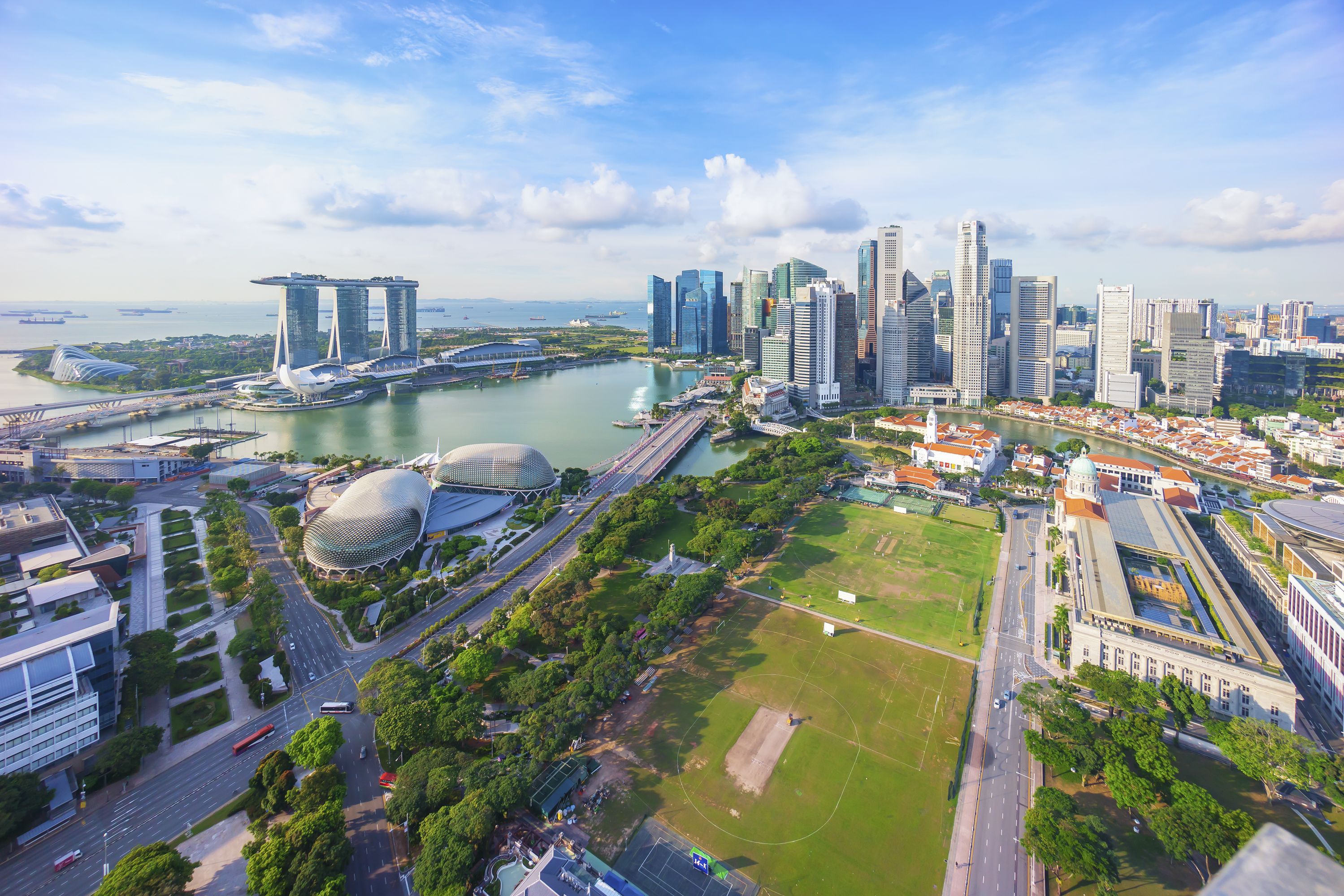 Vista aèria del districte financer de Singapur | iStock