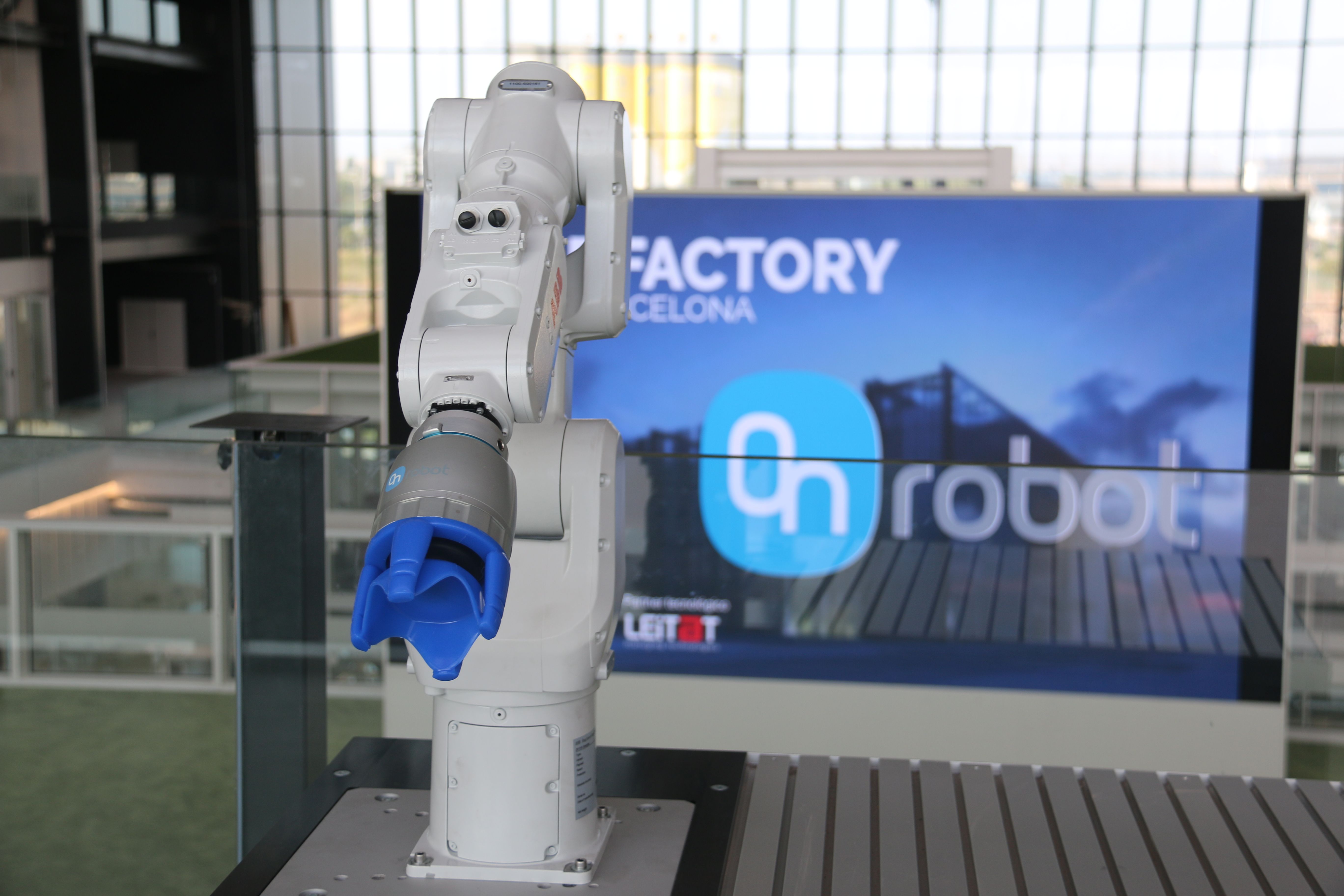 L'equipament cedit per OnRobot a DFactory | Cedida