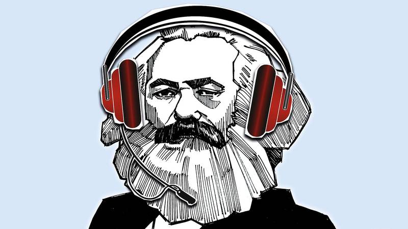 Il·lustració de Karl Marx en ple segle XXI | KPO Steiermark