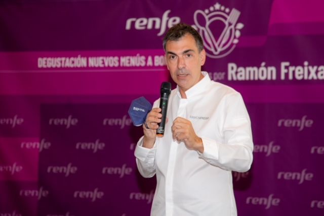 Ramón Freixa presenta el nou menú de Renfe | Cedida