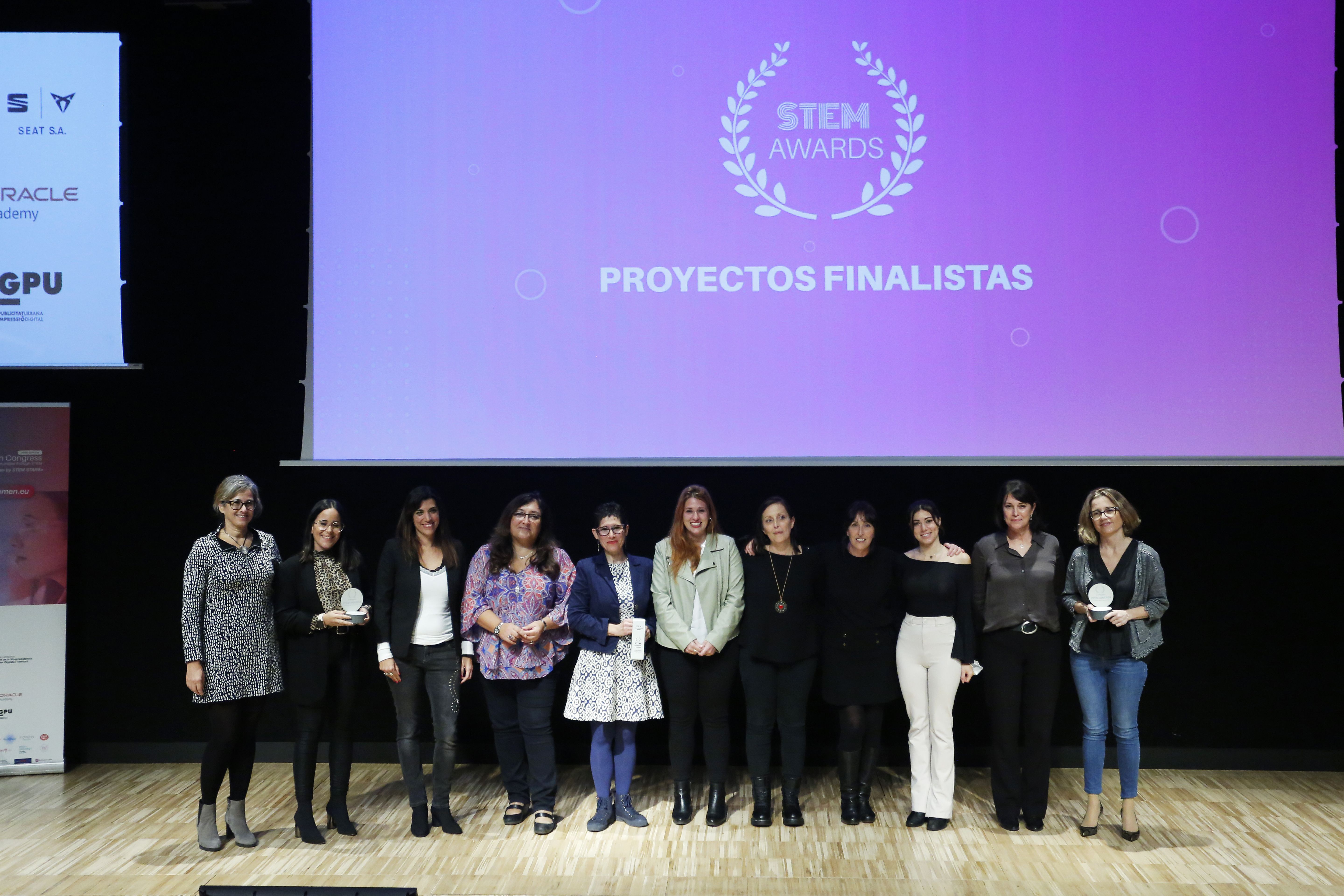 Representants de les iniciatives nominades als Stem Awards | Cedida