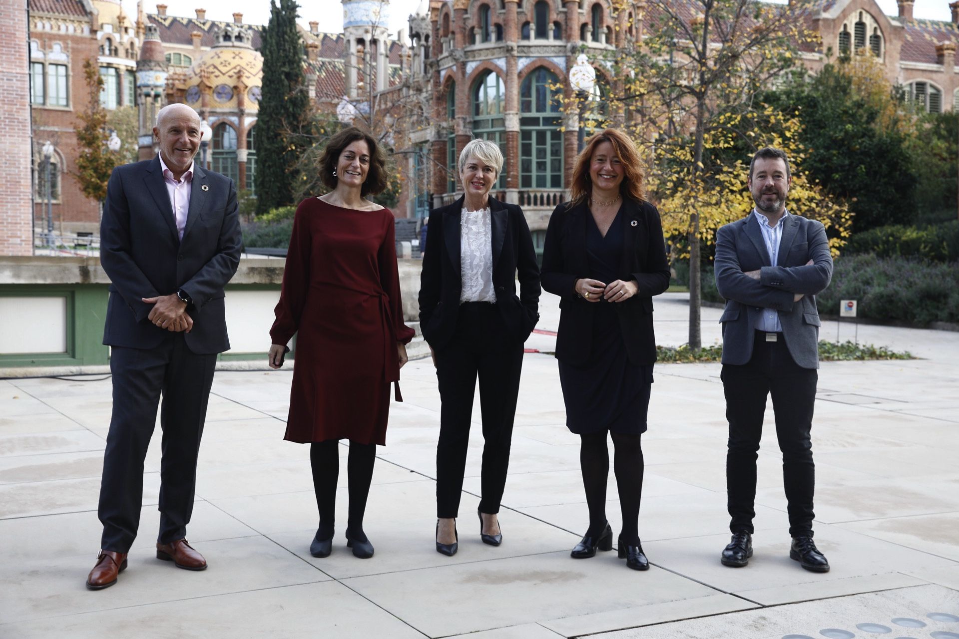 Carlos Grau, CEO de Mobile World Capital Barcelona; Cristina Colom, directora de Digital Future Society; Carme Artigas, secretaria d’Estat de Digitalització i Intel·ligència Artificial del Govern d’Espanya; Laia Bonet, tercera tinenta d’alcaldia