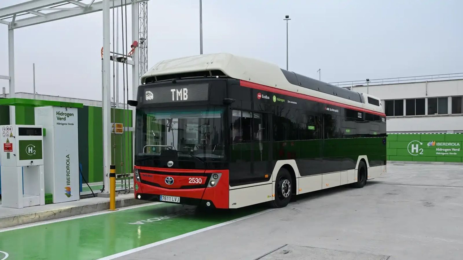 Estación de producción y recàrrega de hidrógeno de TMB | Cedida