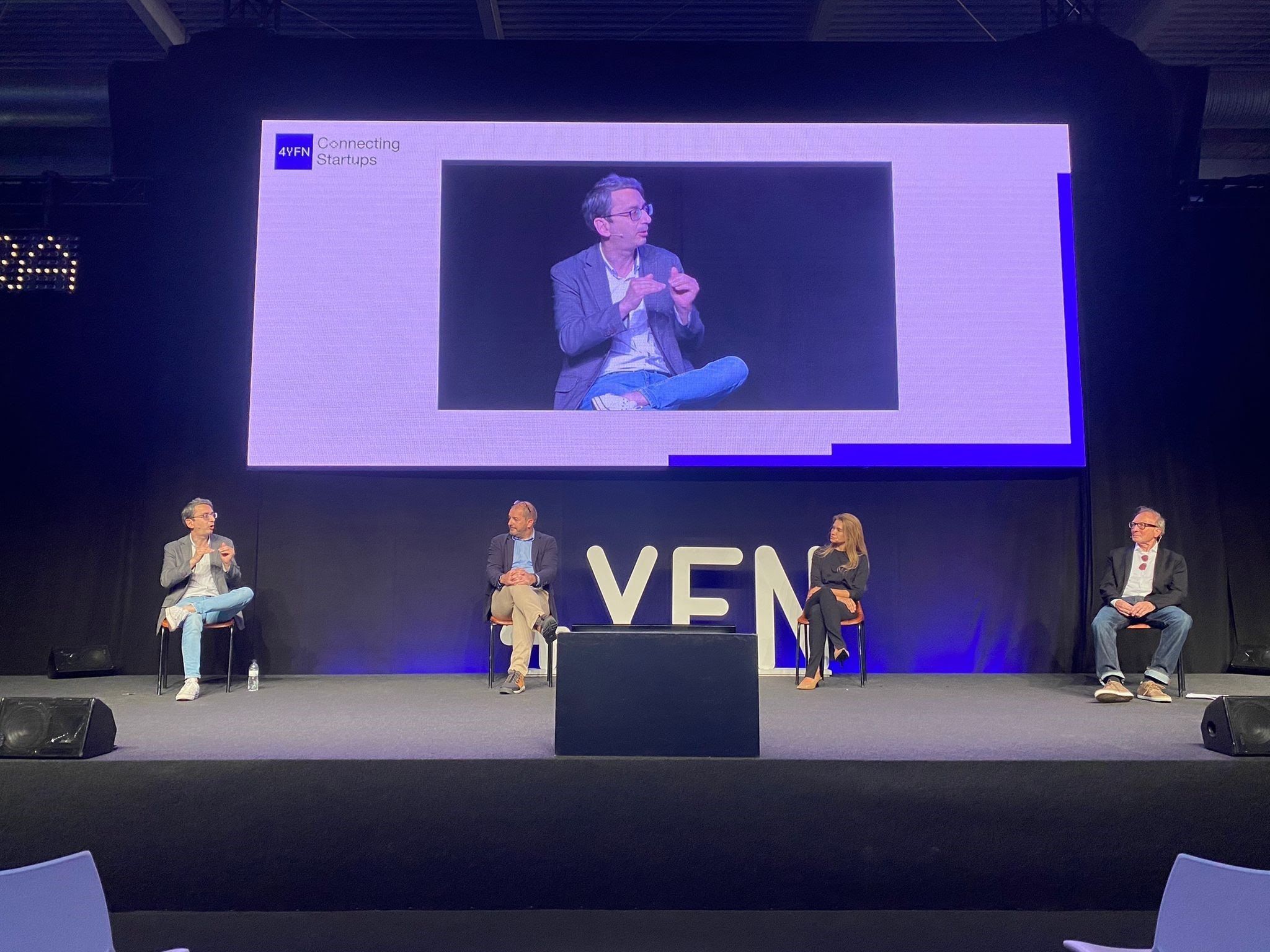 El responsable de innovación del Port de Barcelona, Carles Rúa, en la edición del 2021 del 4YFN | Cedida