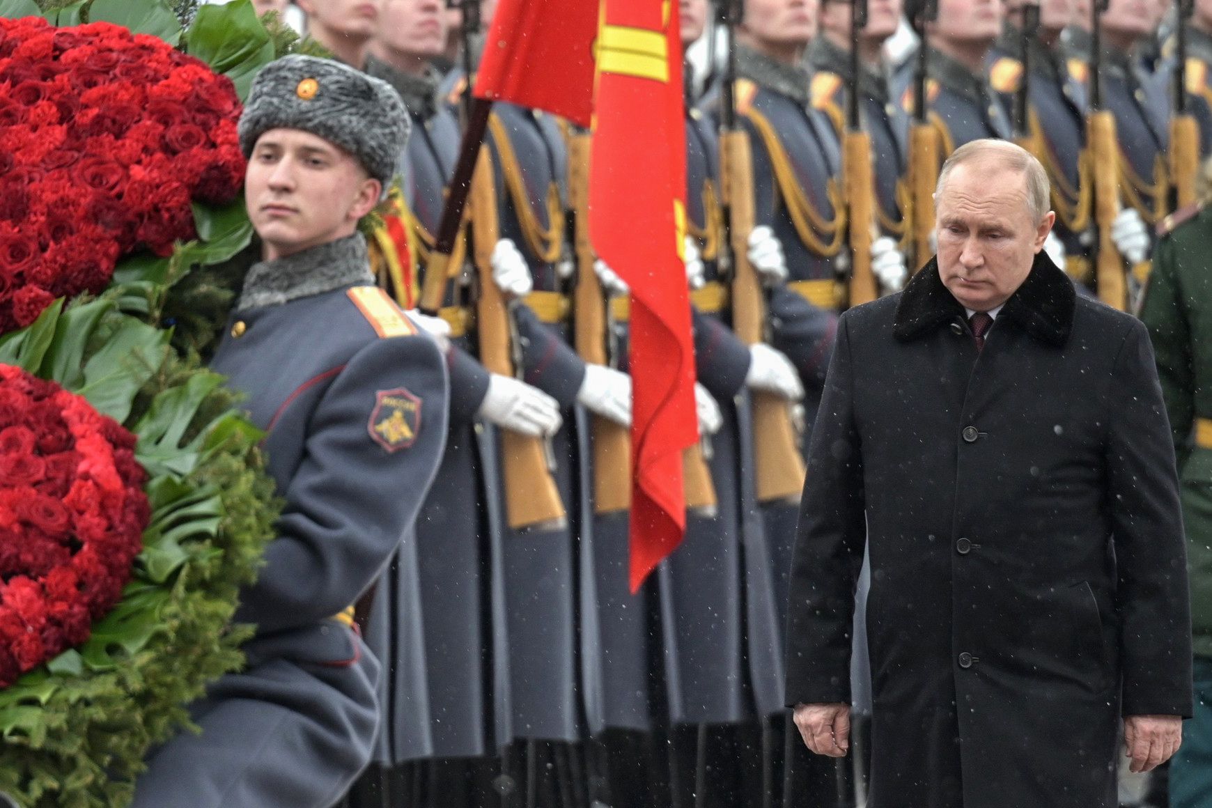 El president rus, Vladimir Putin, amb les tropes | EP