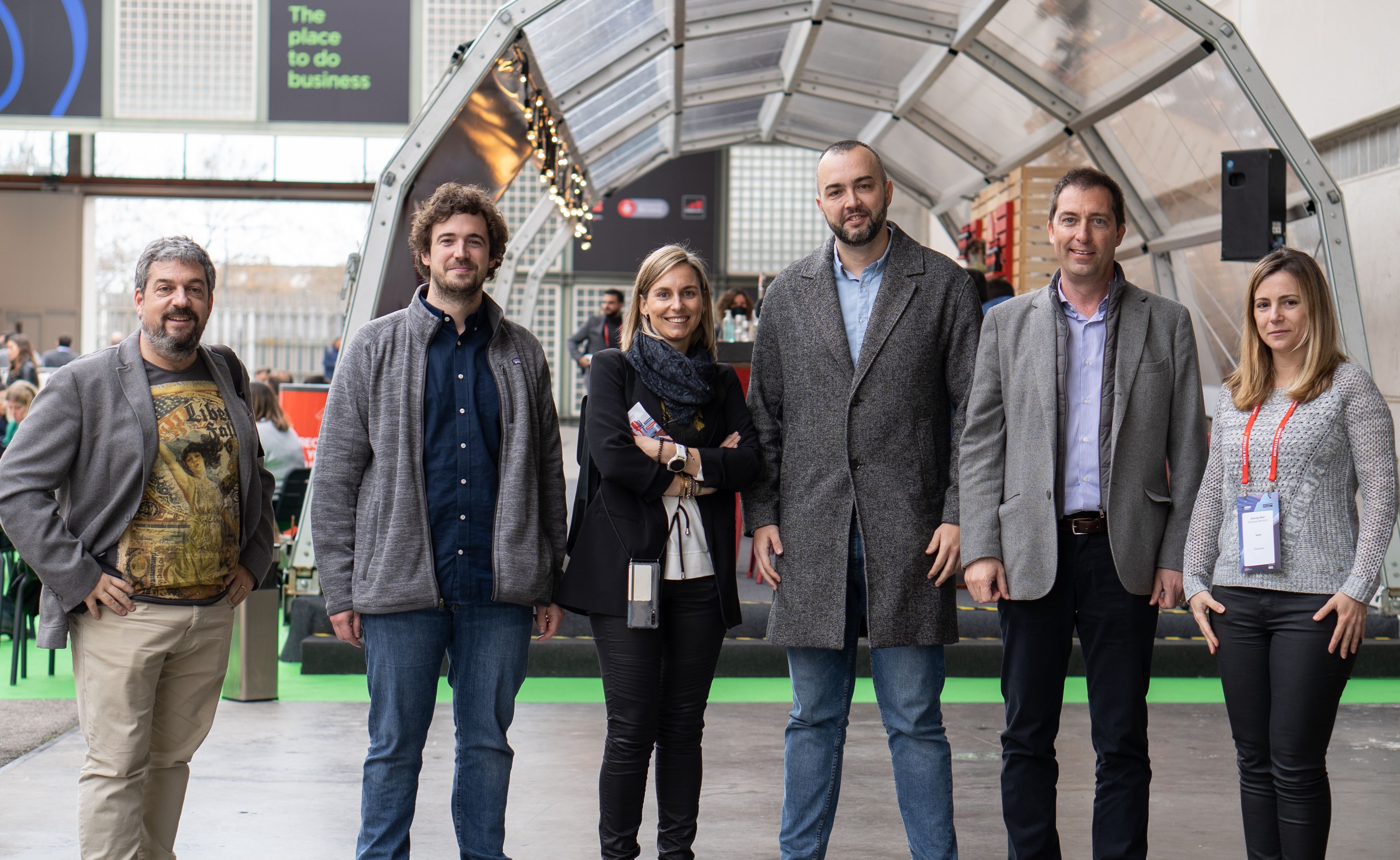 Diego Fernández (Gellify), Martin Beitia (Iberia), Anna Casals (Celsa Group), Oscar Gil (Nestlé), Oscar Julià (Sener) y Arantxa Quintana (Sacyr) | Carolina Santos