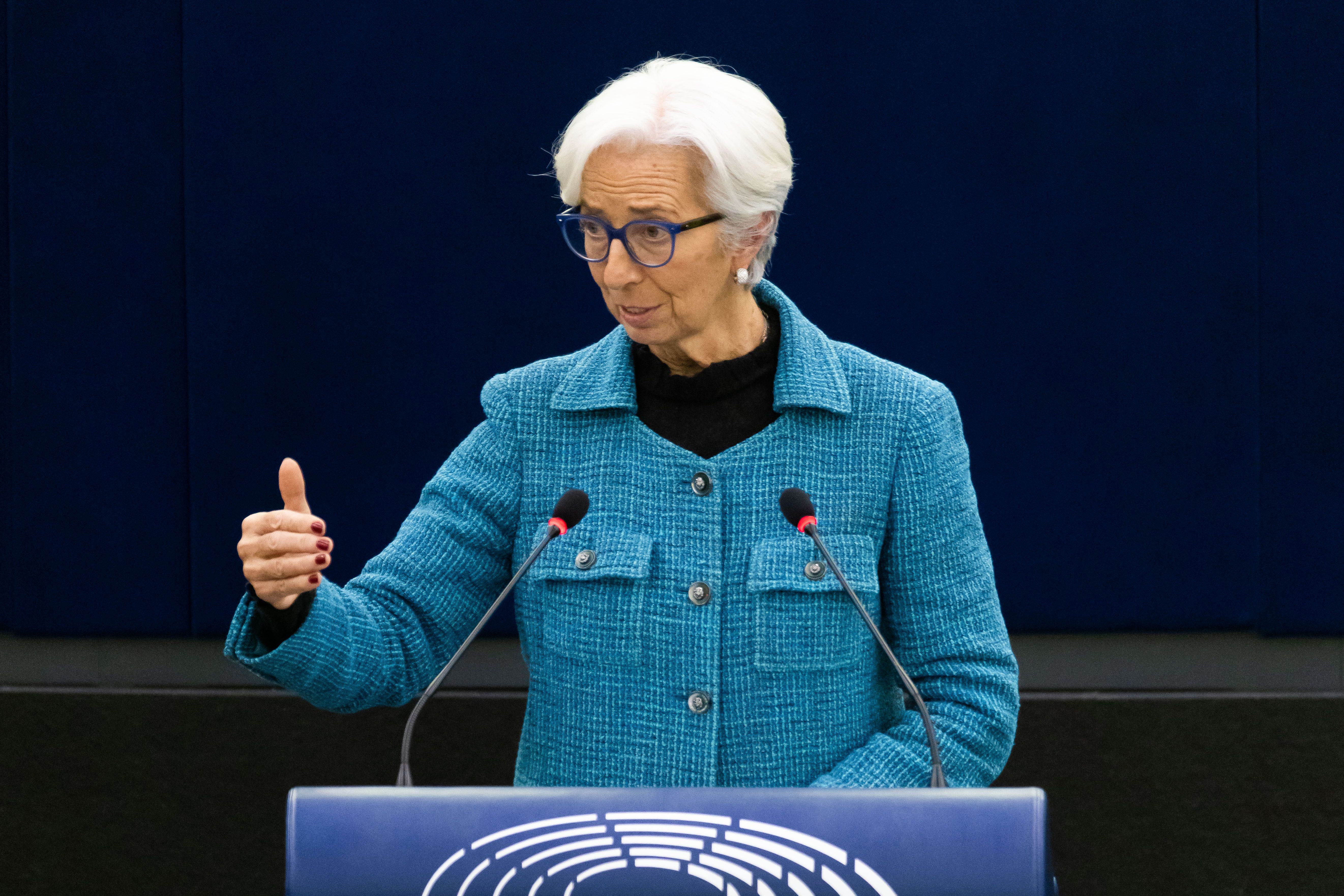 La presidenta del BCE, Christine Lagarde | EP