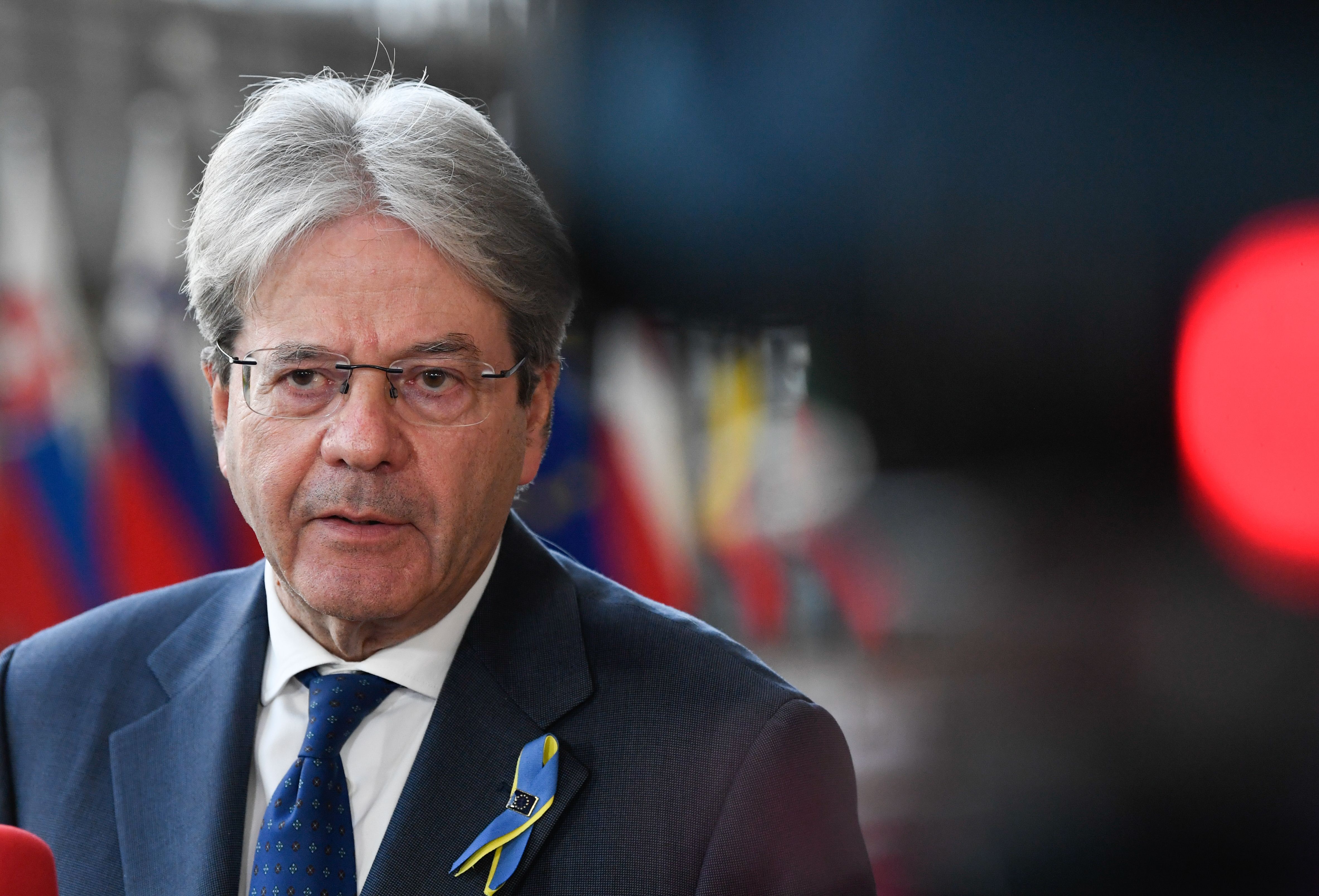 El eurocomisario de Economía, Paolo Gentiloni, a la llegada de la reunión del Eurogrupo | ACN