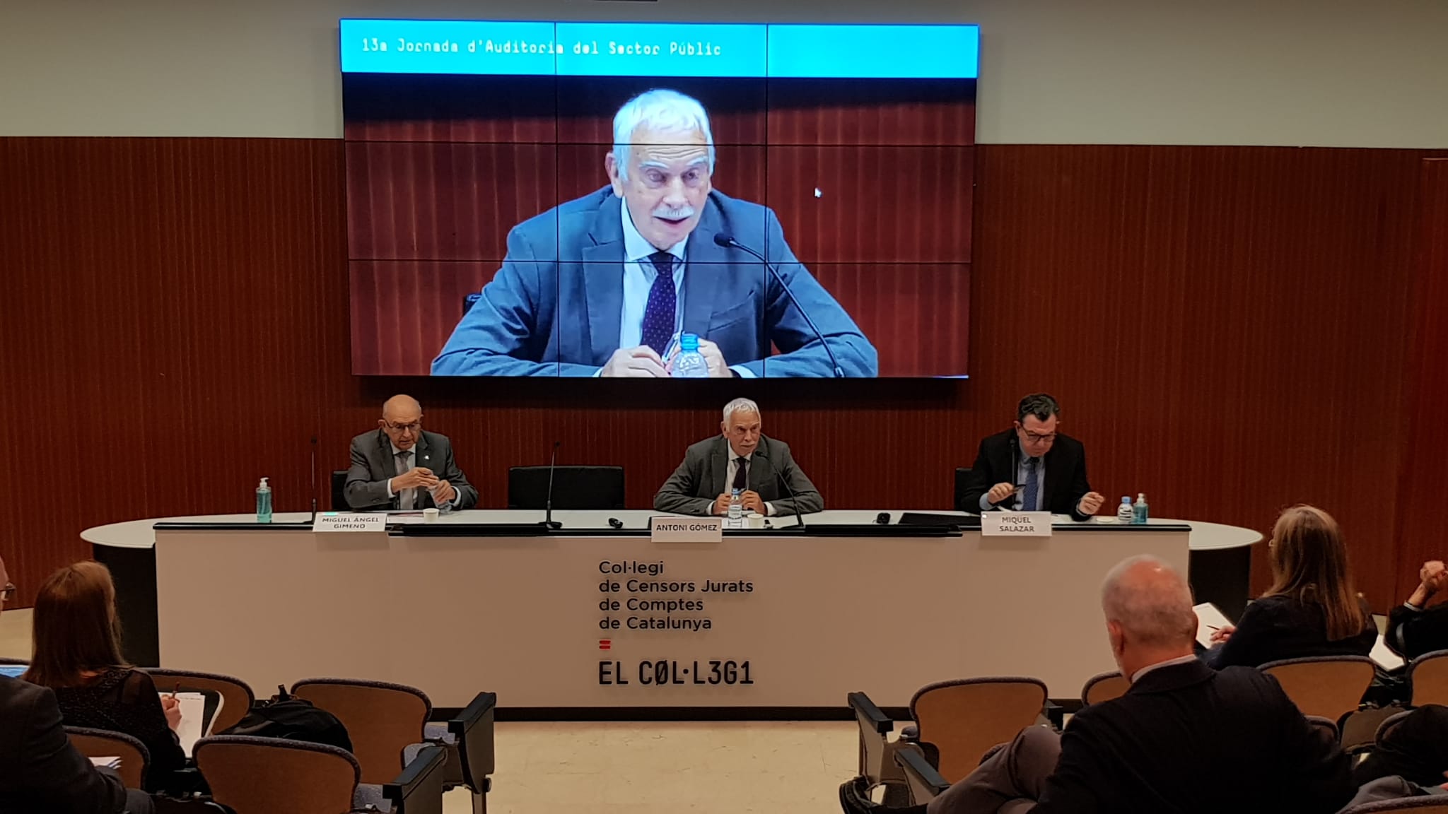 Antoni Gómez (president del Col·legi) argumenta que “la auditoría externa anual cumple un objetivo esencial preventivo. | Cedida 