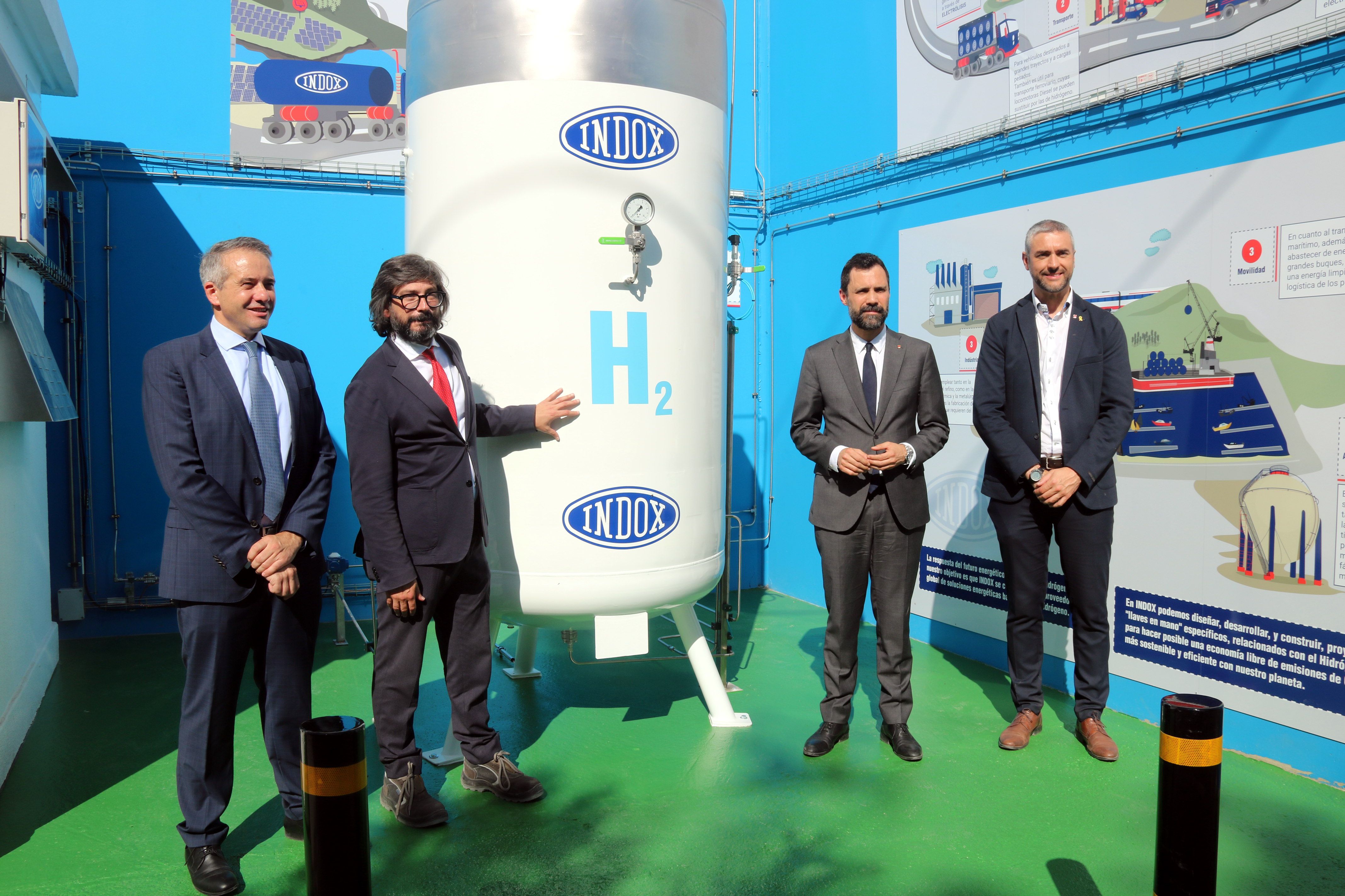 Inauguración de la planta de hidrógeno verde de Indox en Fonolleres | ACN