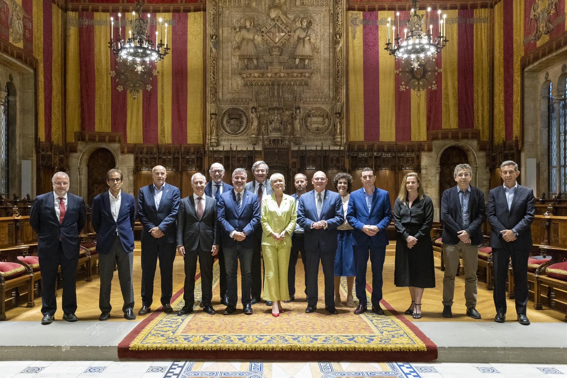 Els membres del patronat de la Fundació Mobile World Capital Barcelona| EP