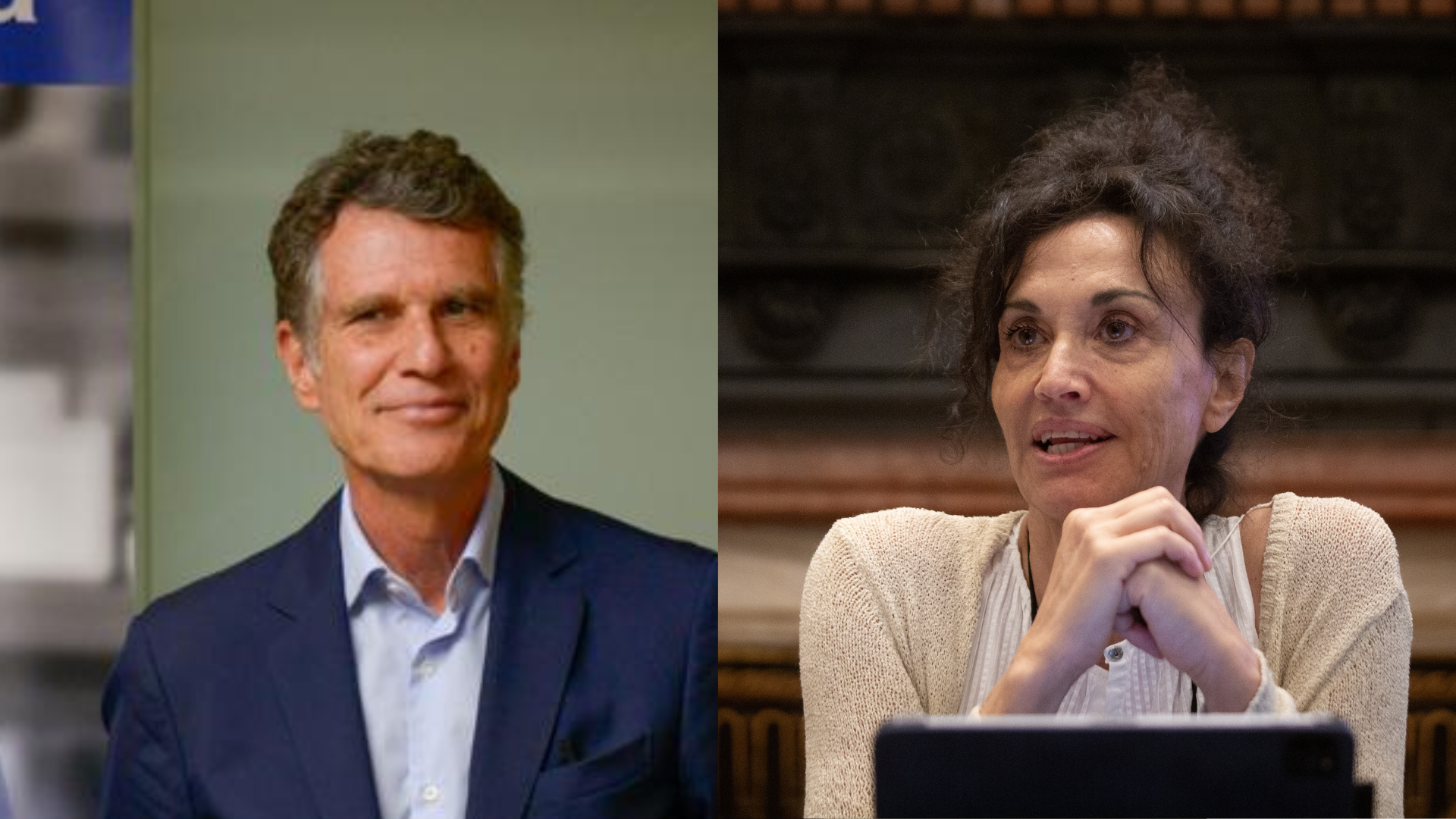 Jaume Guardiola i Rosa Cañadas són els dos candidats a la presidència del Cercle d'Economia | Cedida