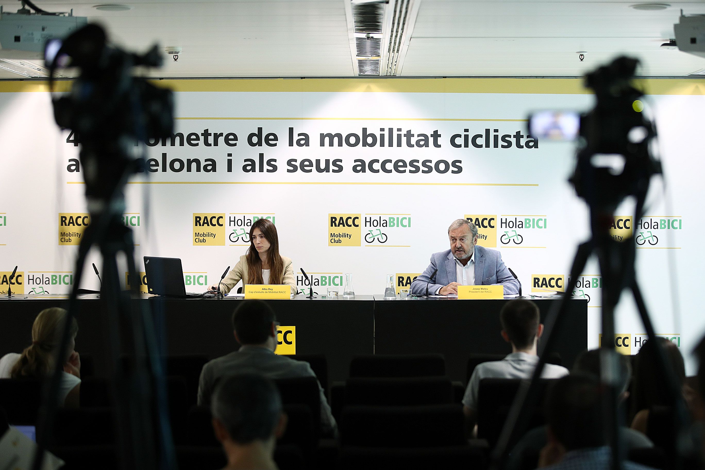 Baròmetre del Racc sobre la mobilitat amb bicicleta a la capital catalana | Cedida