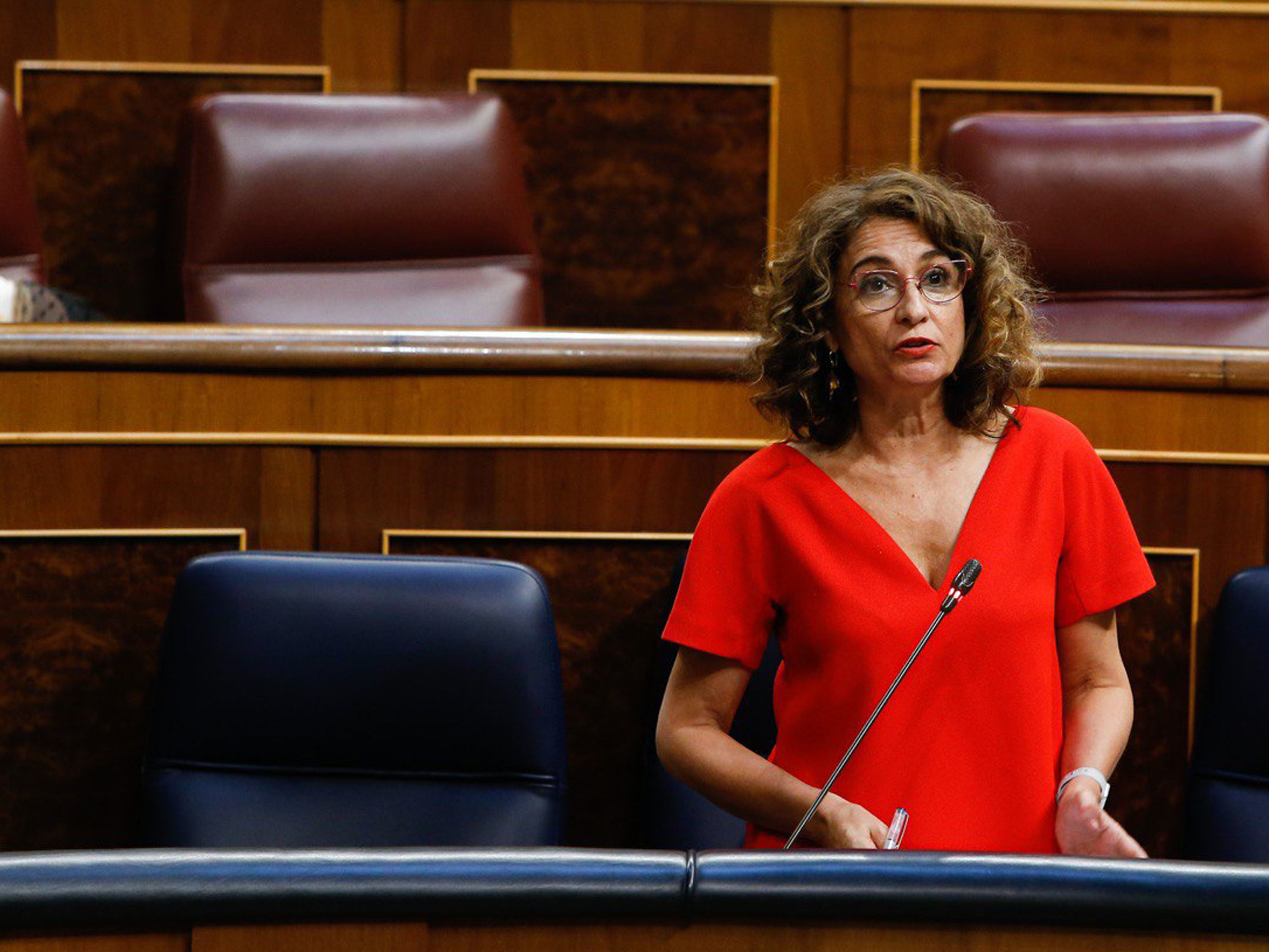 La ministra de Hacienda, María Jesús Montero, en el Congreso | Congreso de los Diputados