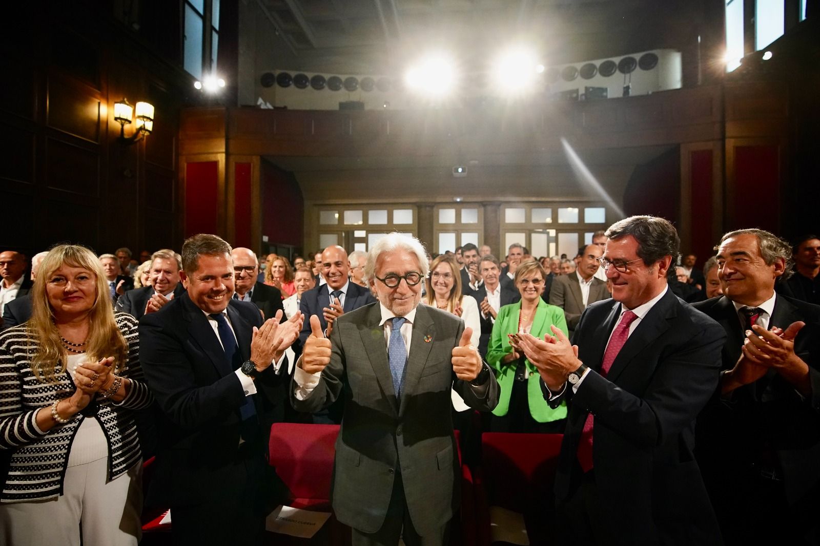 Josep Sánchez Llibre després de ser reelegit com a president de Foment del Treball | Foment del Treball