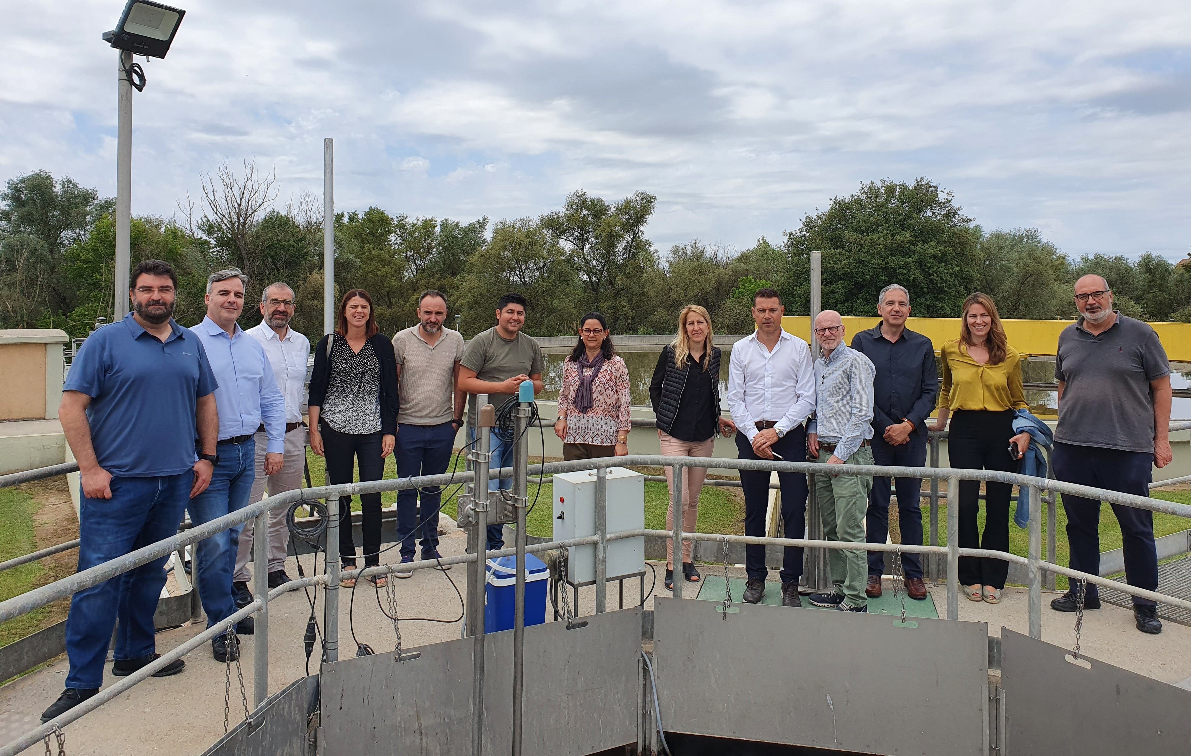 La junta directiva del Catalan Water Partnership, junto a su presidente, Jordi Cros, a la derecha | Cedida