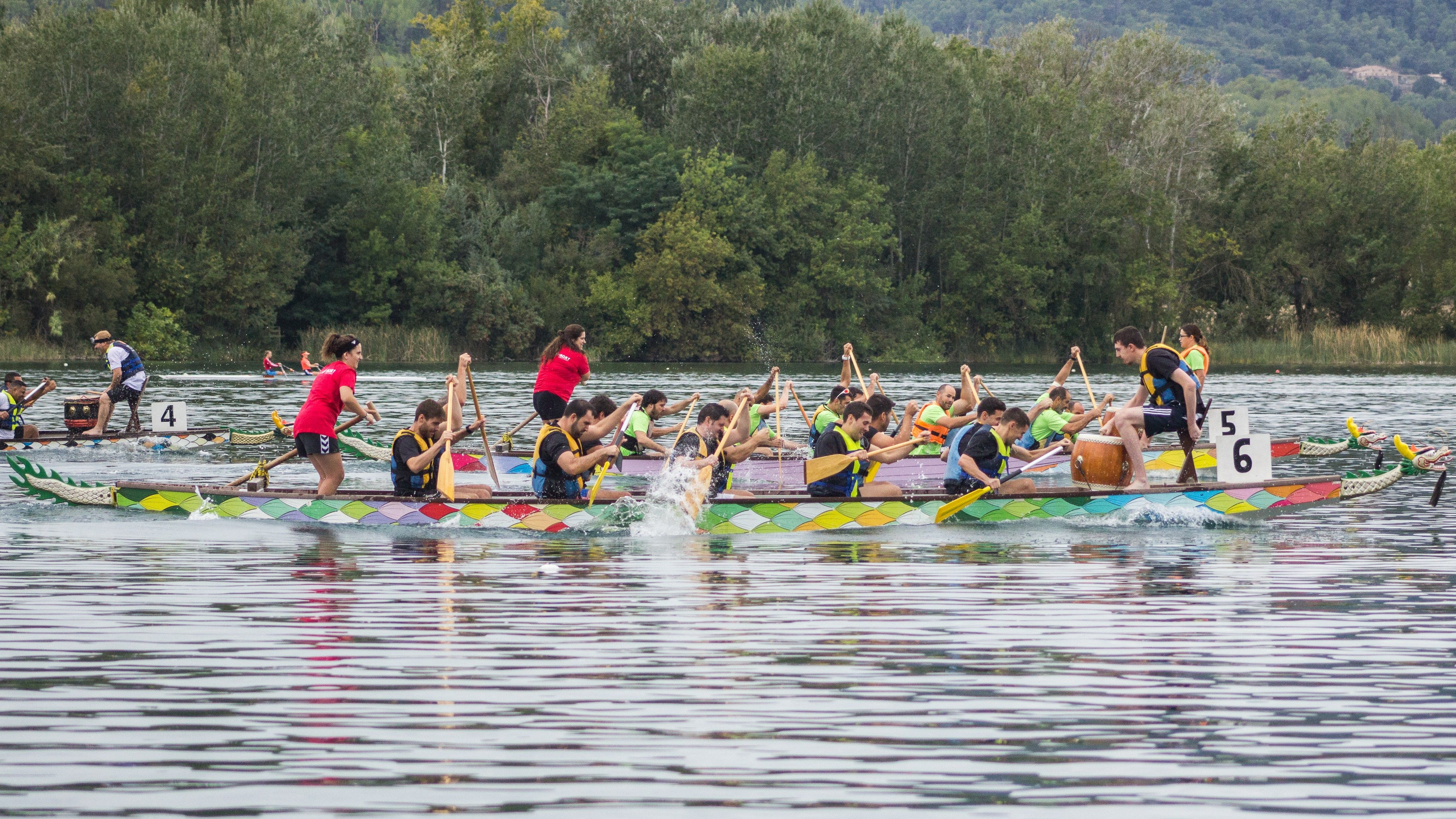 Banyoles ja va acollir la primera edició del campionat europeu de Dragon Boat fa deu anys | Cedida