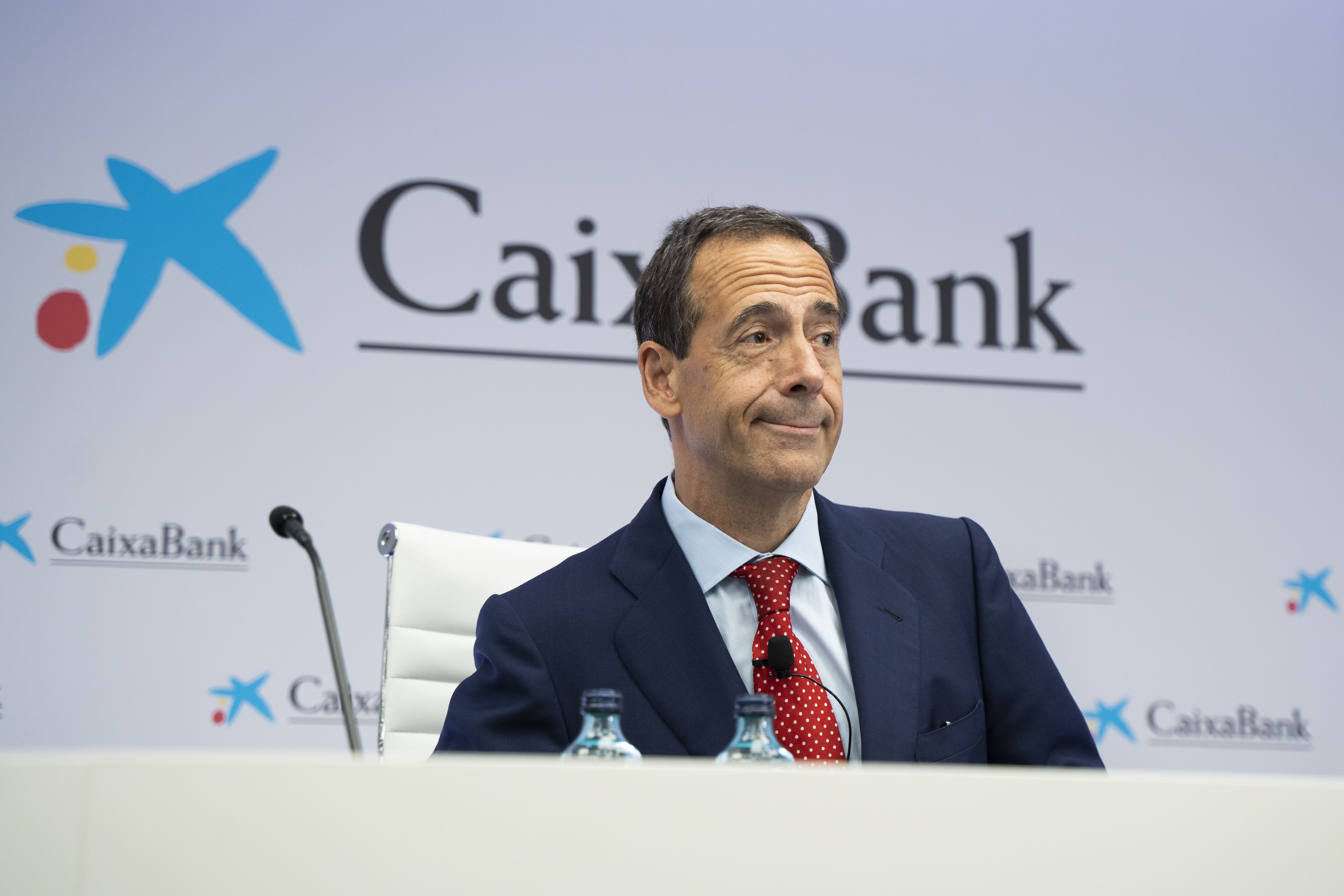 Gonzalo Gortázar, conseller delegat de CaixaBan, durant la presentació de resultats | CaixaBank