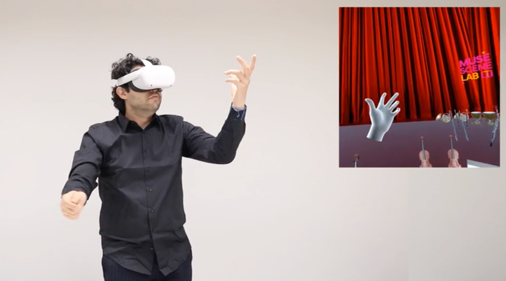  Con unas gafas de realidad virtual, Muse Scene Lab plantea una experiencia de ensayo inmersiva | Cedida