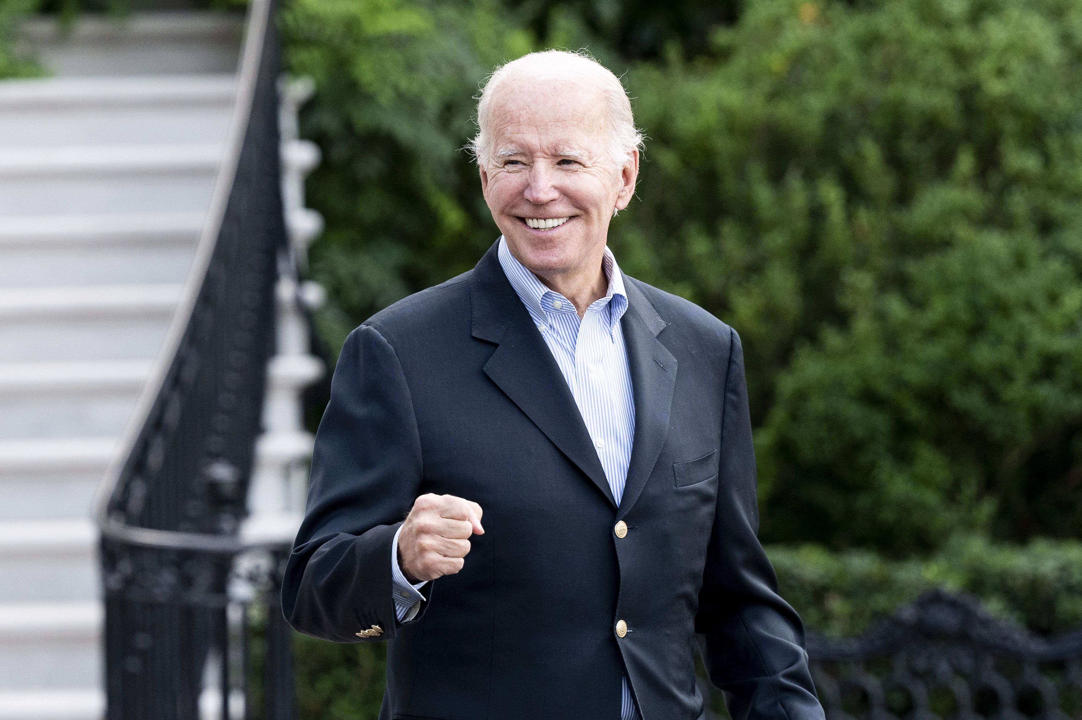 El president nord-americà, Joe Biden, a la sortida de la Casa Blanca | EP