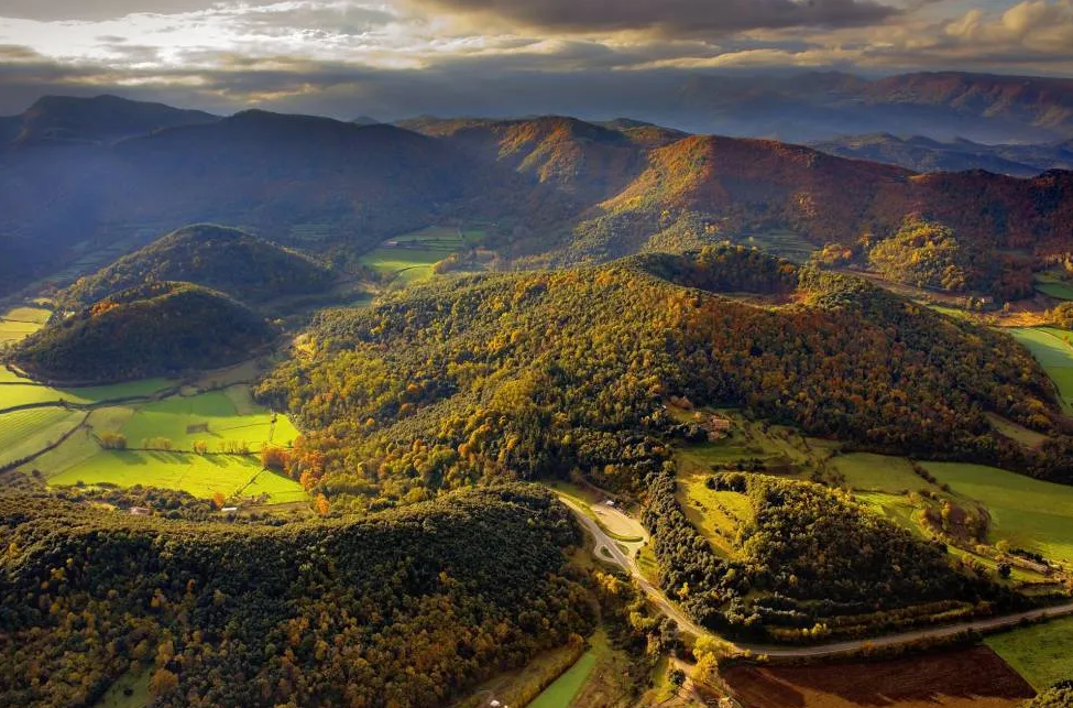 La Garrotxa desde el cielo l | Cedida