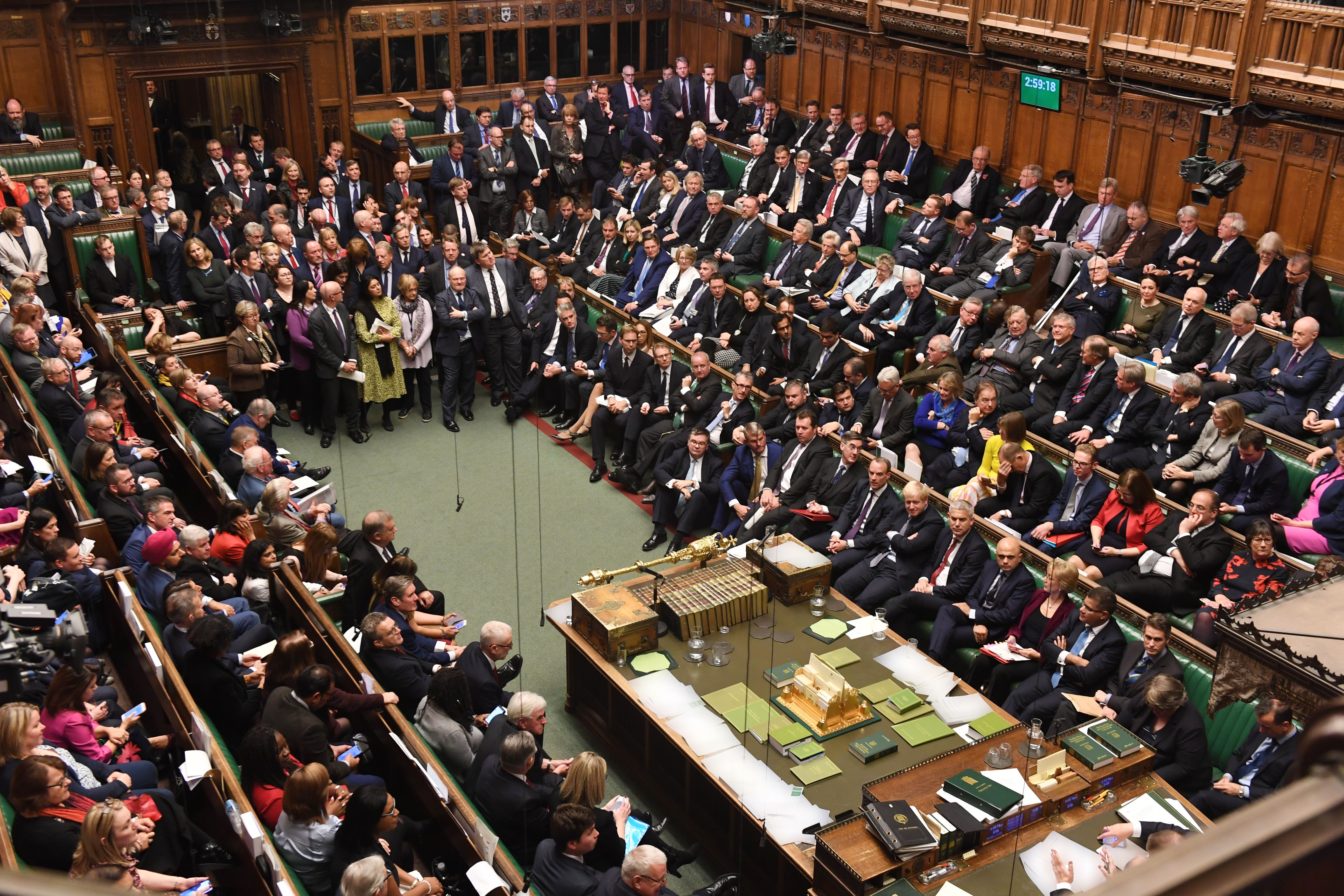 Una sesión de la Camara de los Comunes correspondiente a los debates del Brexit