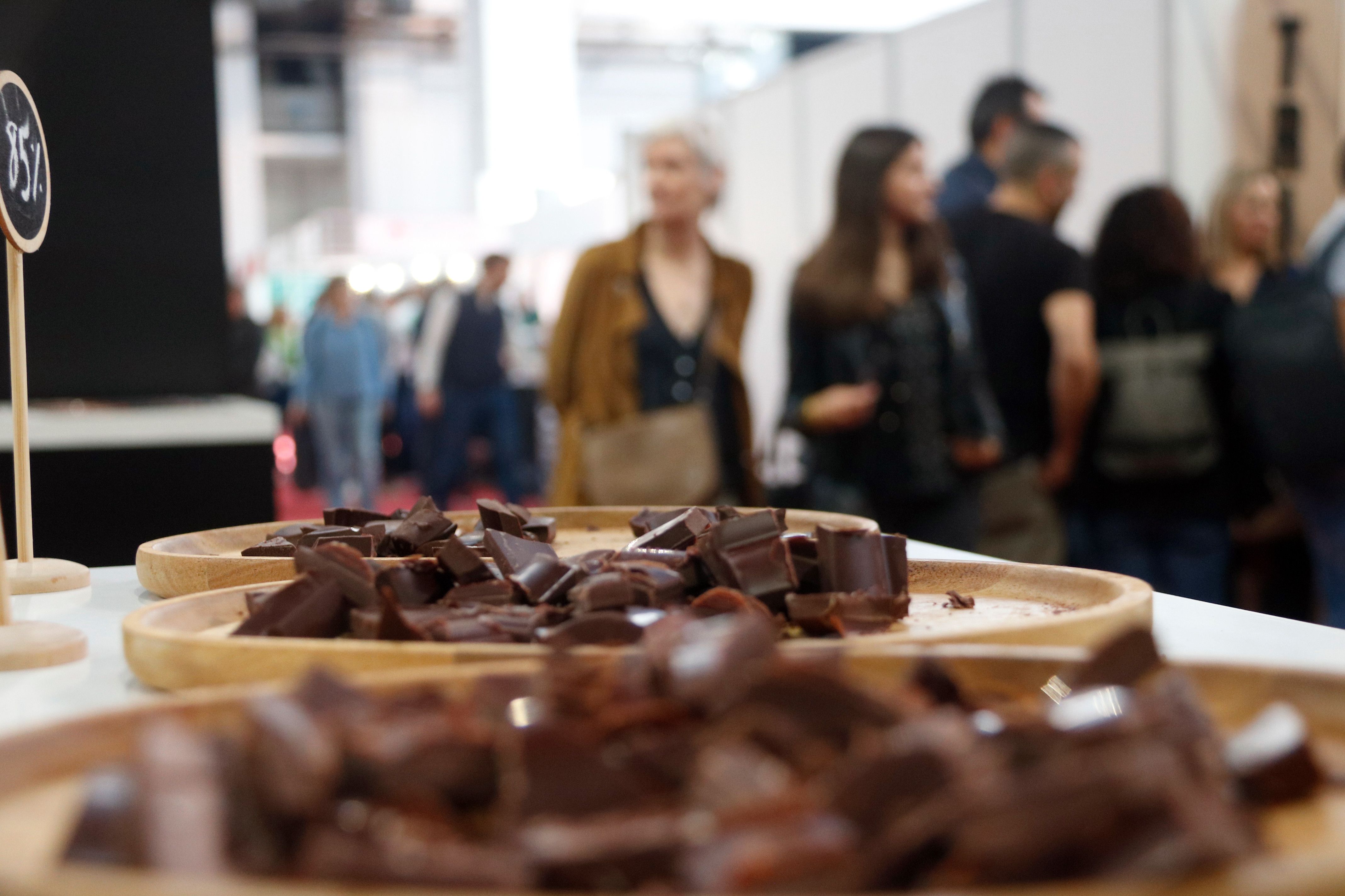 Tres platos con chocolate en el Gastronomic Forum Barcelona | ACN