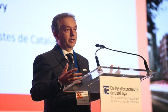 Carles Puig, decano del Col·legi d’Economistes de Catalunya | Cedida