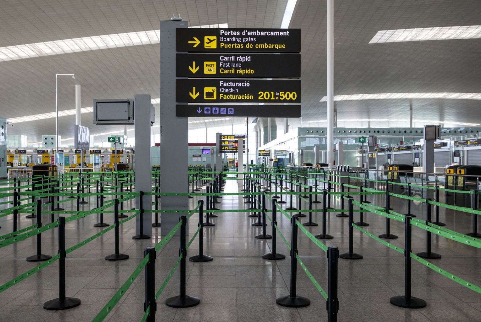 Interior de l'aeroport del Prat de Llobregat | Ajuntament de Barcelona