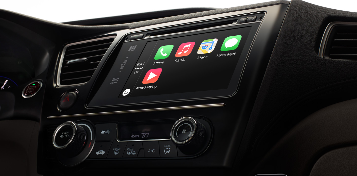 Imatge del nou sistema CarPlay d'Apple