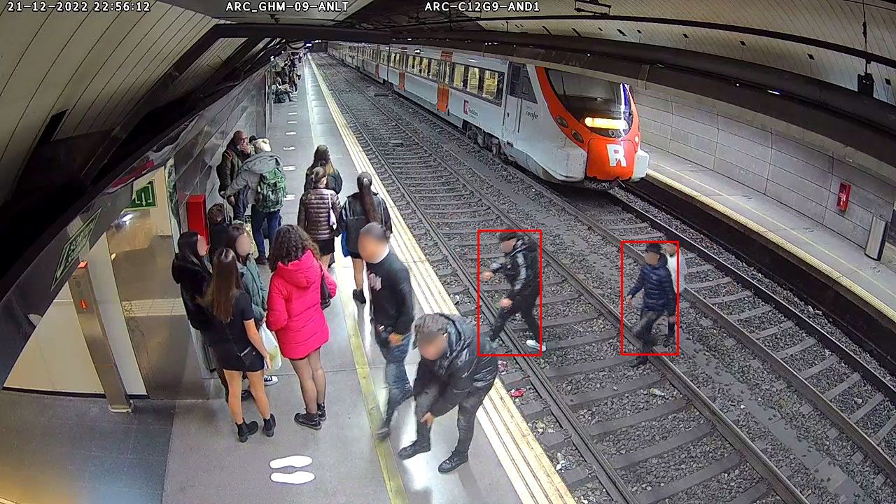 El sistema inteligente de videovigilancia capta una infracción en la estación de Barcelona-Arc de Triomf | ACN