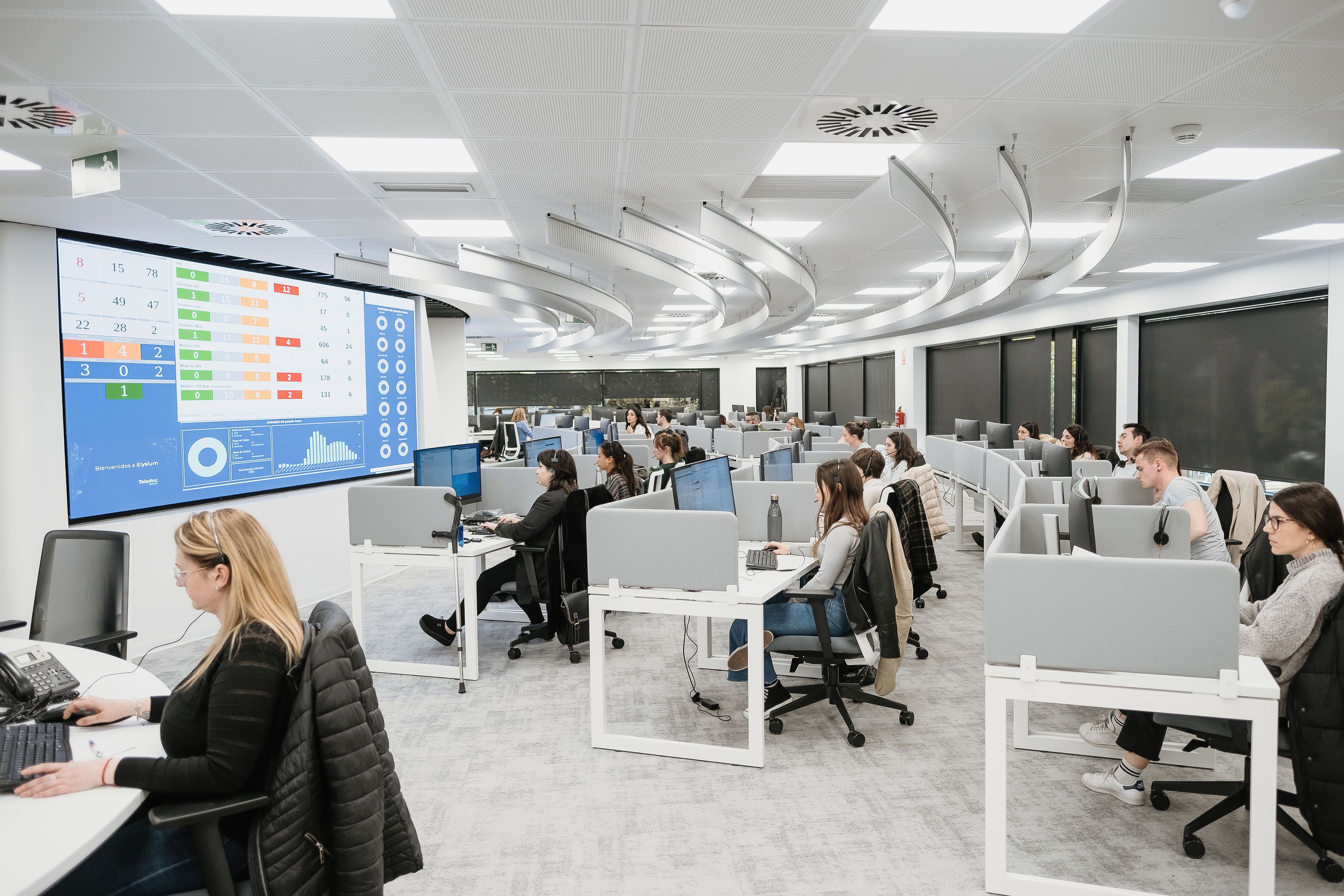 Interior de les oficines de Teladoc Health a Barcelona | Teladoc