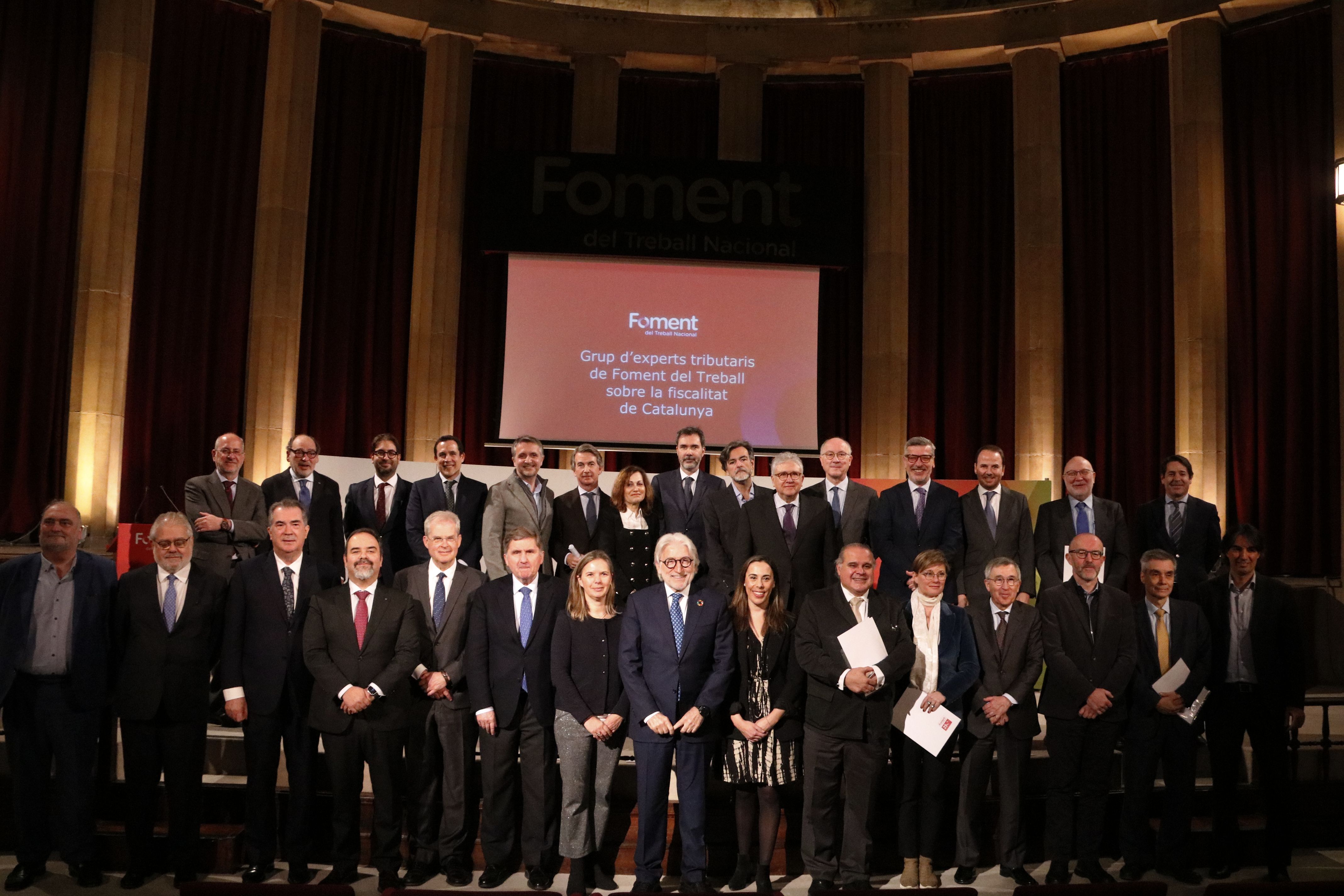 Imatge del grup d'experts de Foment del Treball | ACN