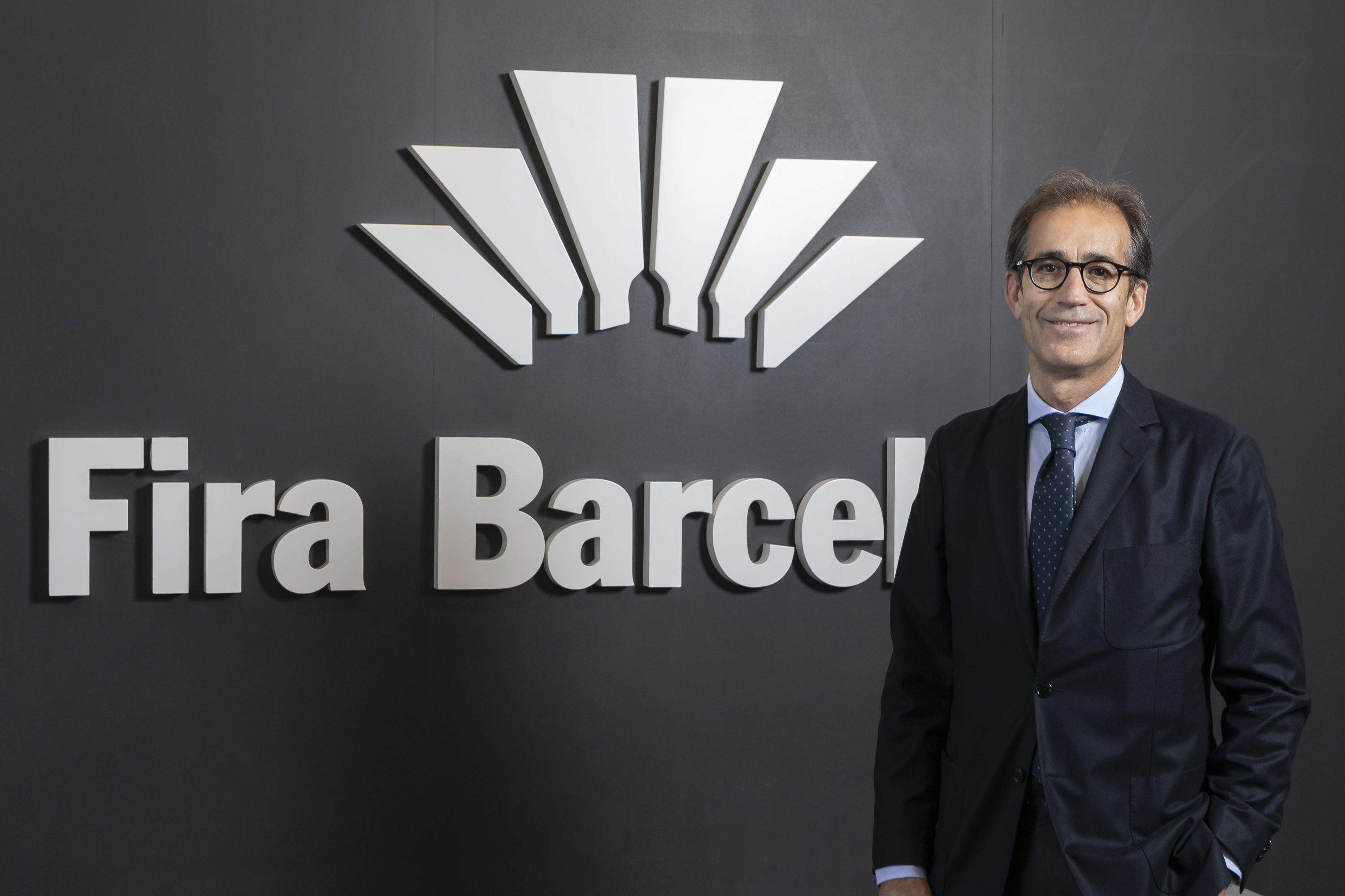 Pau Relat, presidente de Fira de Barcelona, en las oficinas del recinto de Montjuïc | Marc Llibre