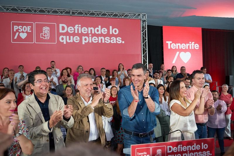 Pedro Sánchez en un acte a Tenerife | PSOE