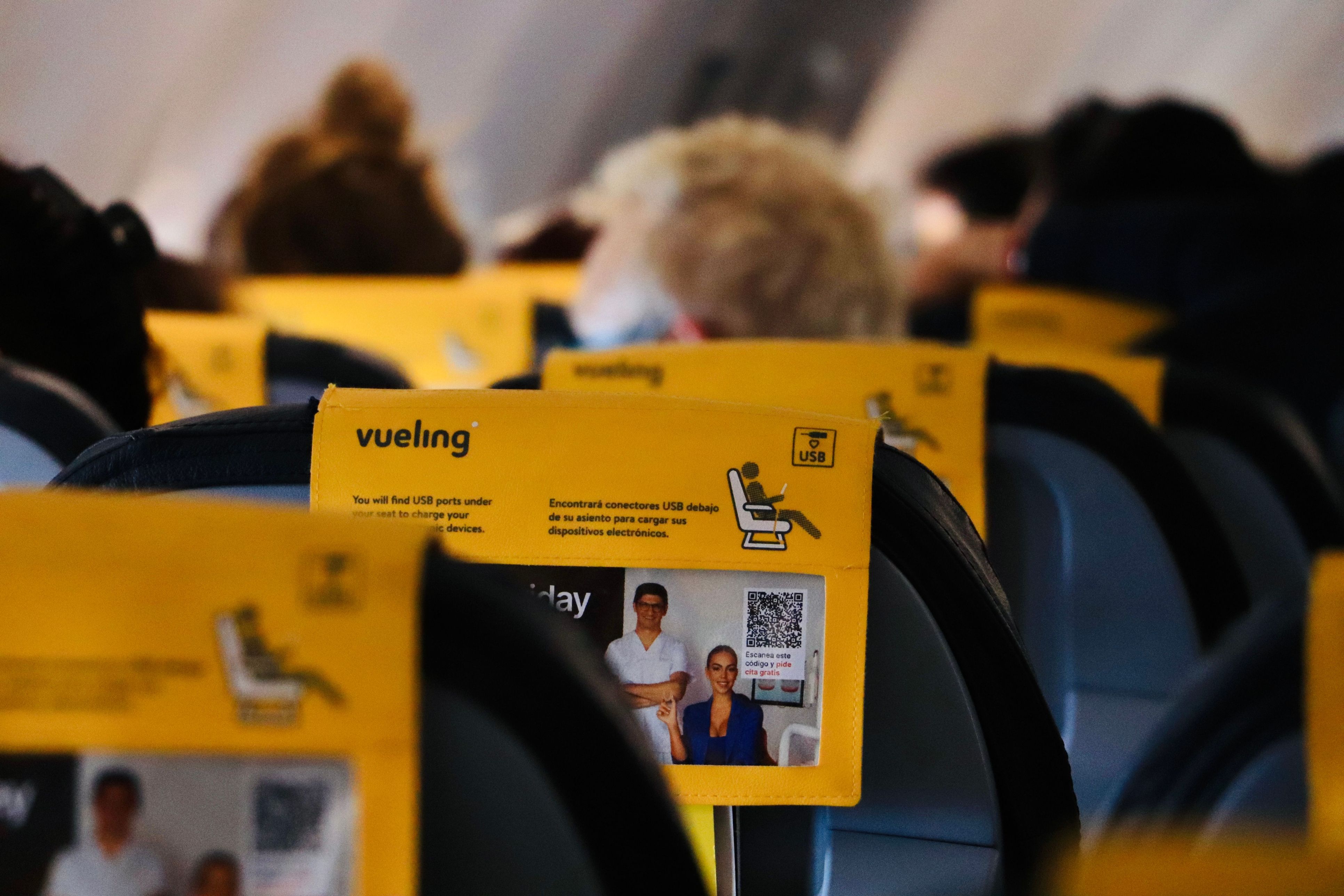 Interior de un avión de Vueling | iStock