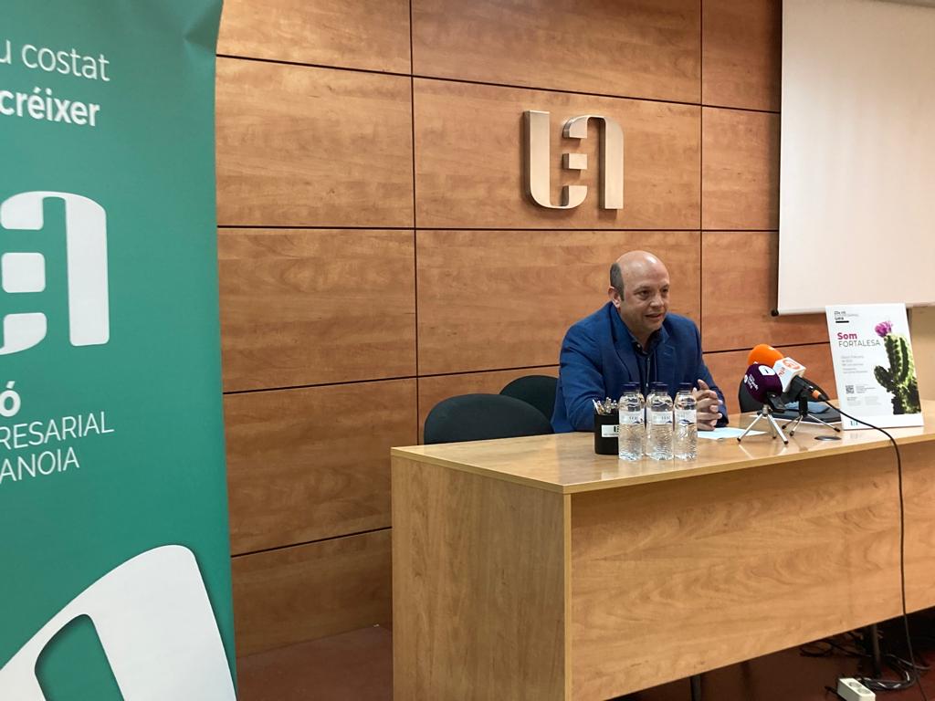 Joan Mateu, presidente de la UEA, en la presentación de la 23a Nit Empresarial UEA | Cedida